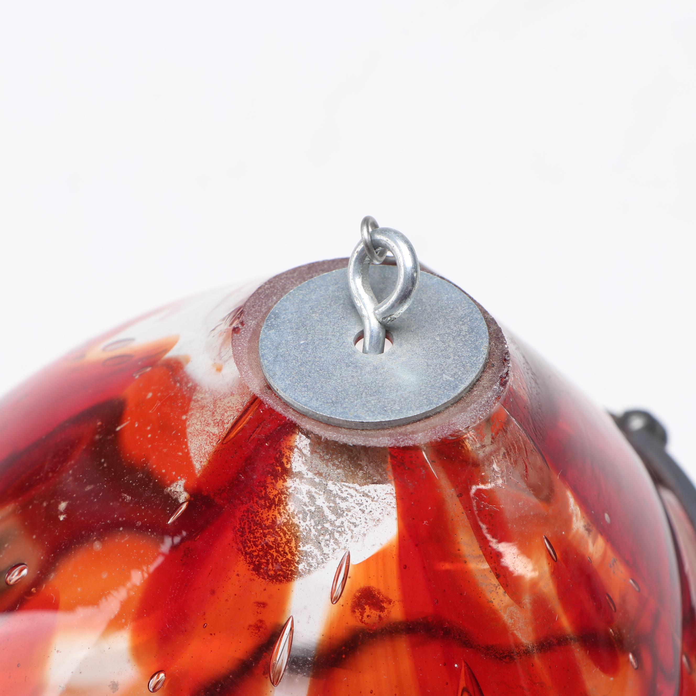 Victor Alexander Heart-Shaped Ornaments with More Blown Art Glass