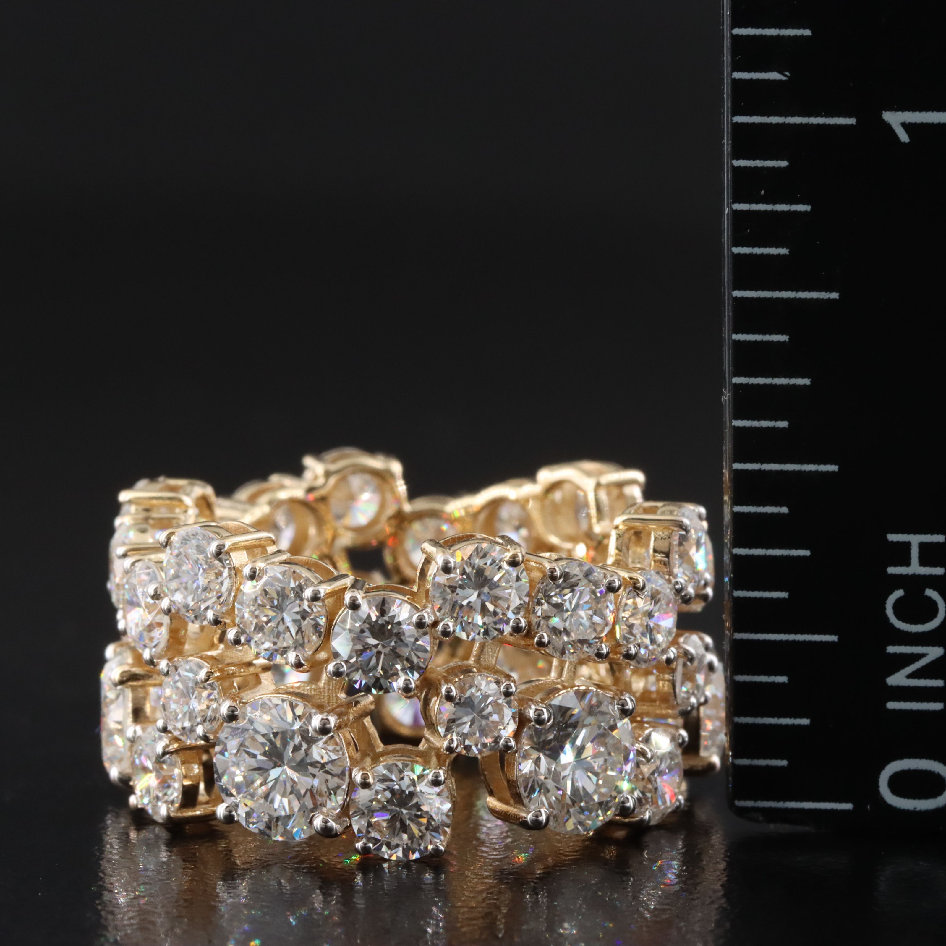 14K 8.75 CTW Lab Grown Diamond Eternity Band