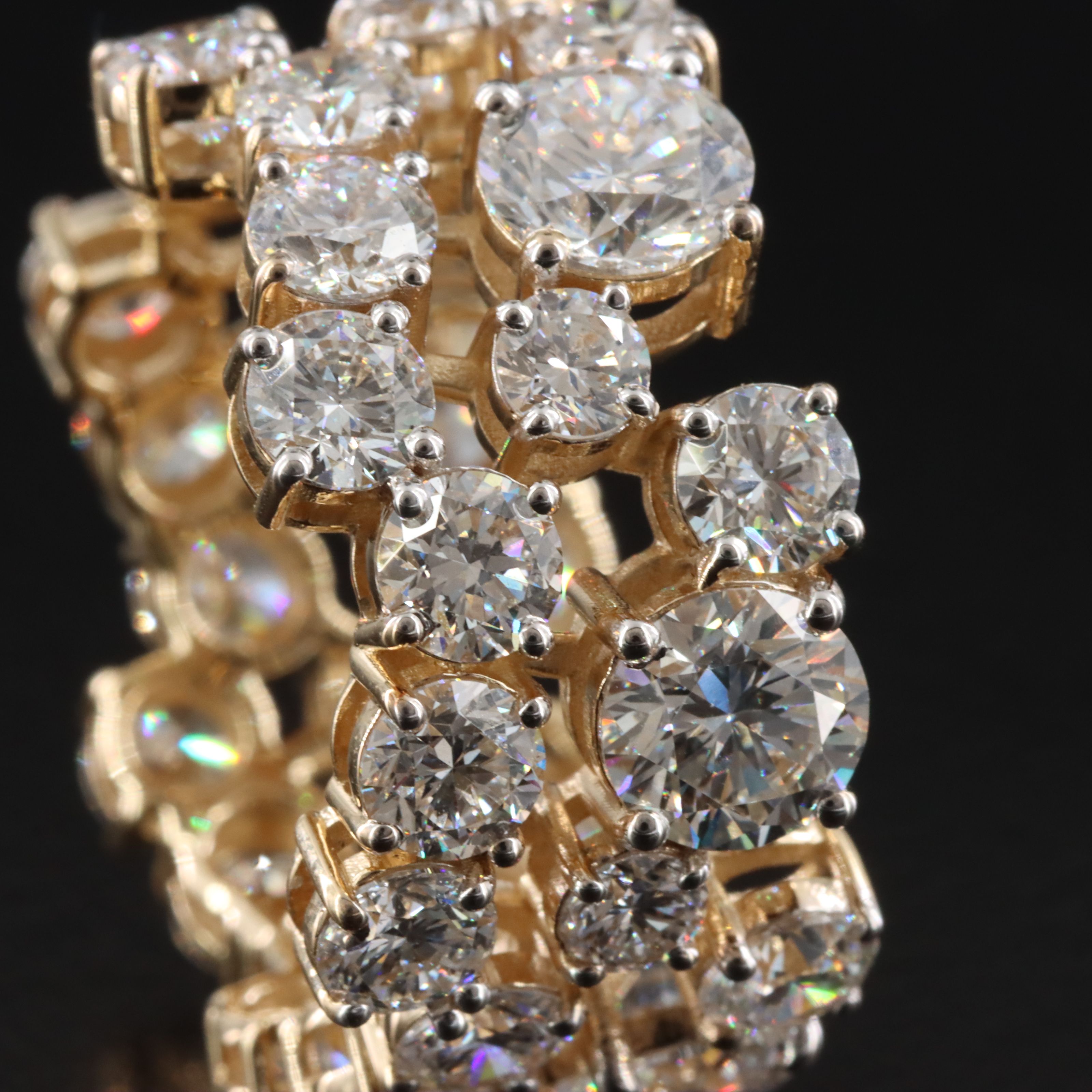 14K 8.75 CTW Lab Grown Diamond Eternity Band