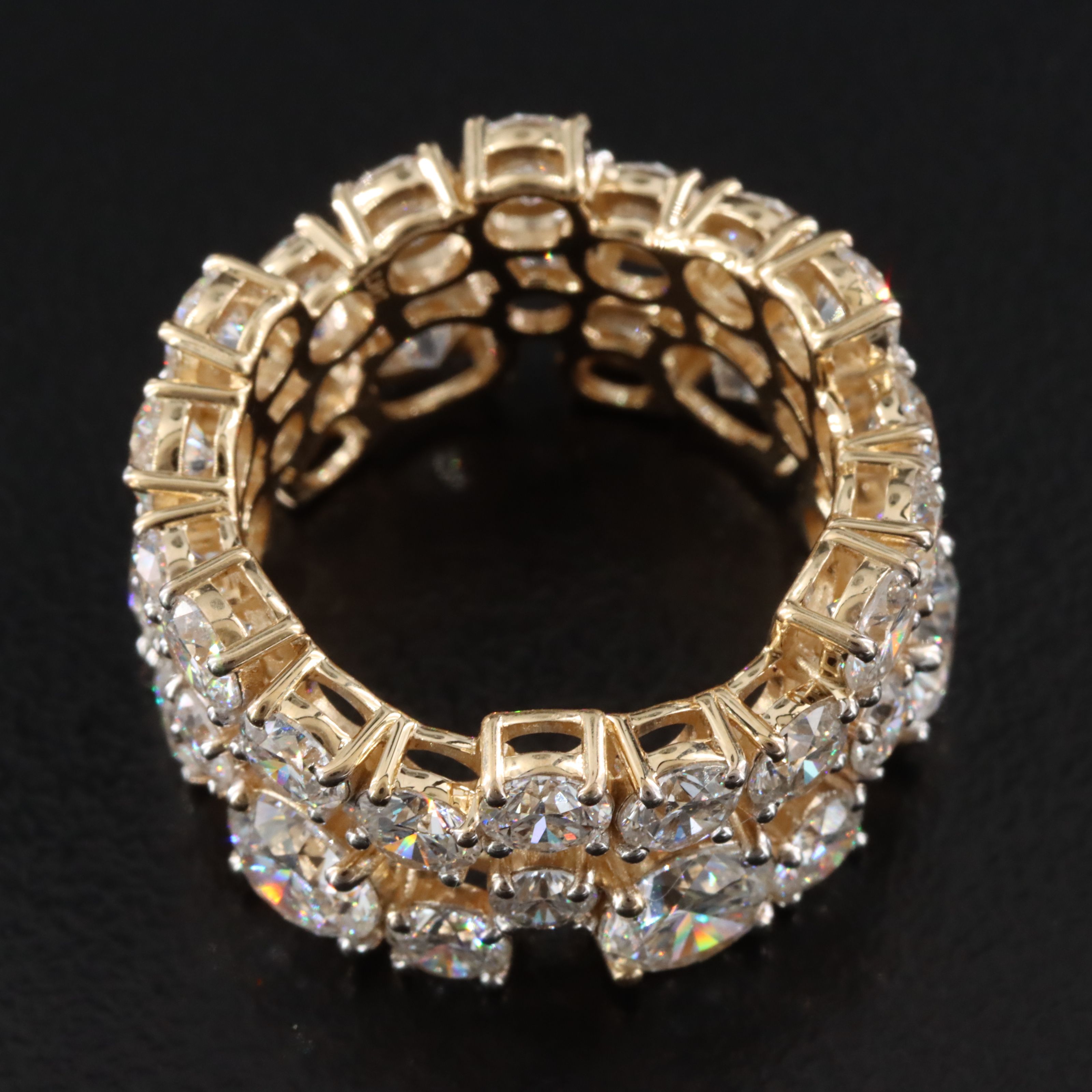 14K 8.75 CTW Lab Grown Diamond Eternity Band