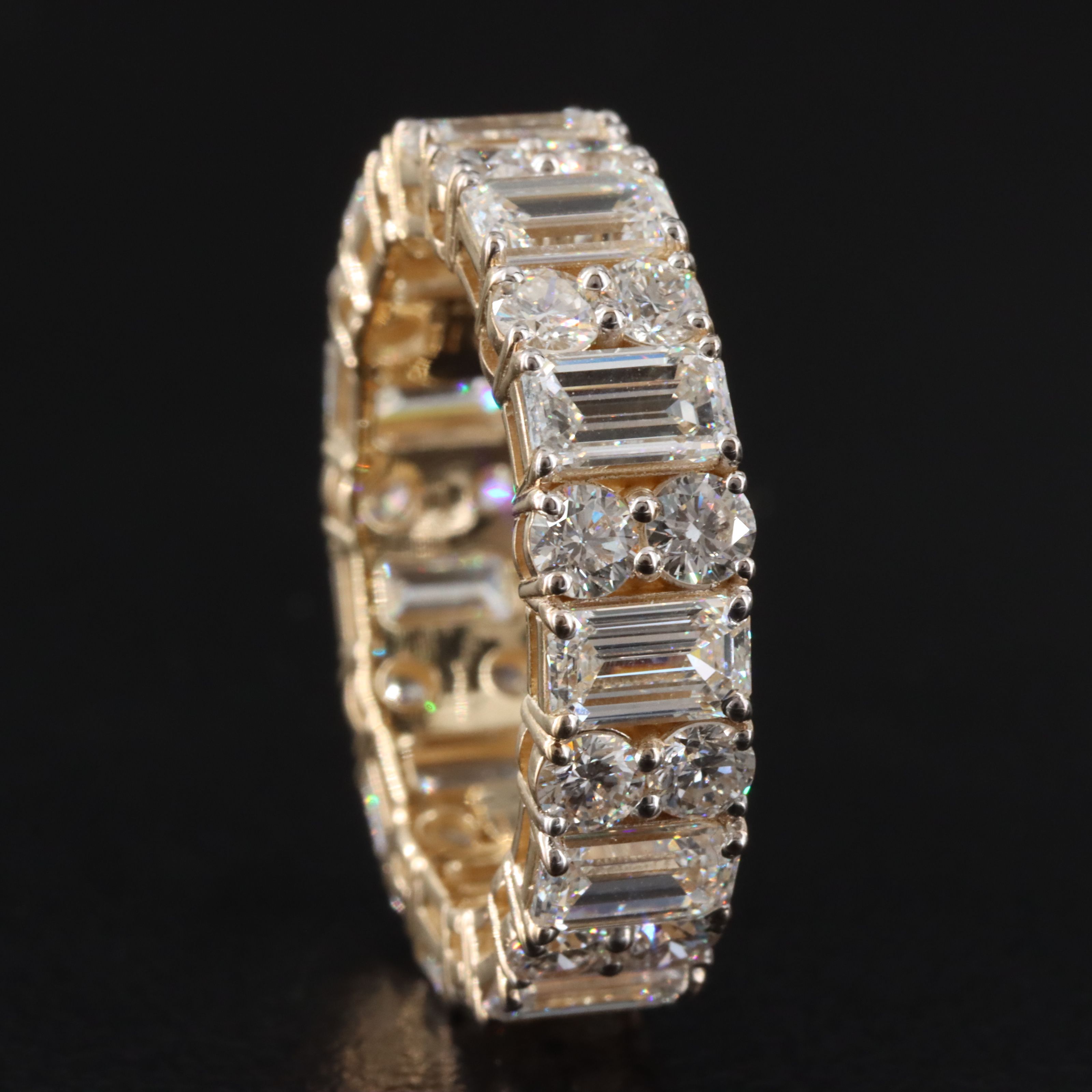 14K 5.59 CTW Lab Grown Diamond Eternity Band