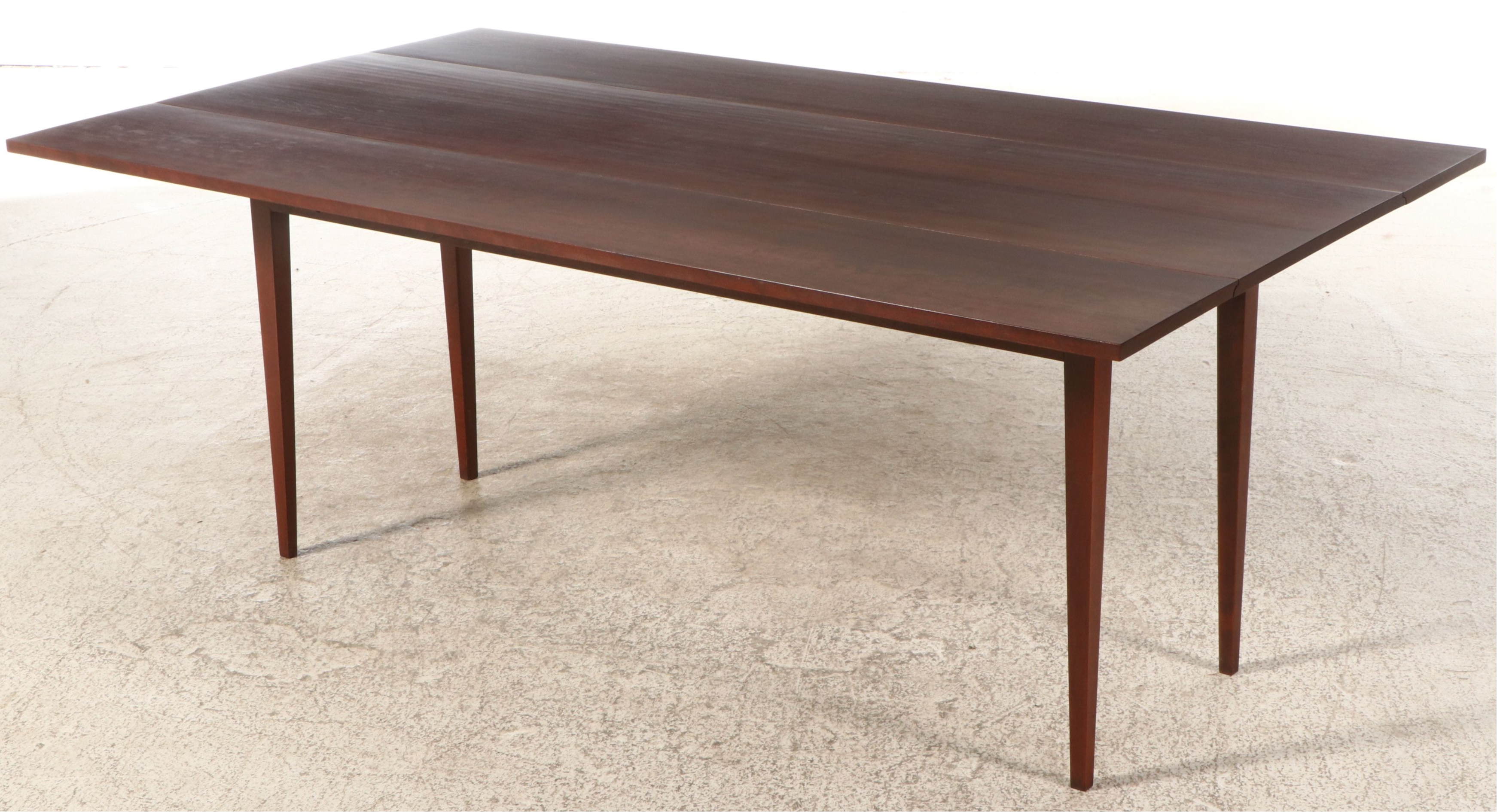 Eldred Wheeler Cherry Drop-Leaf Dining Table with Queen Anne Style Side Chairs