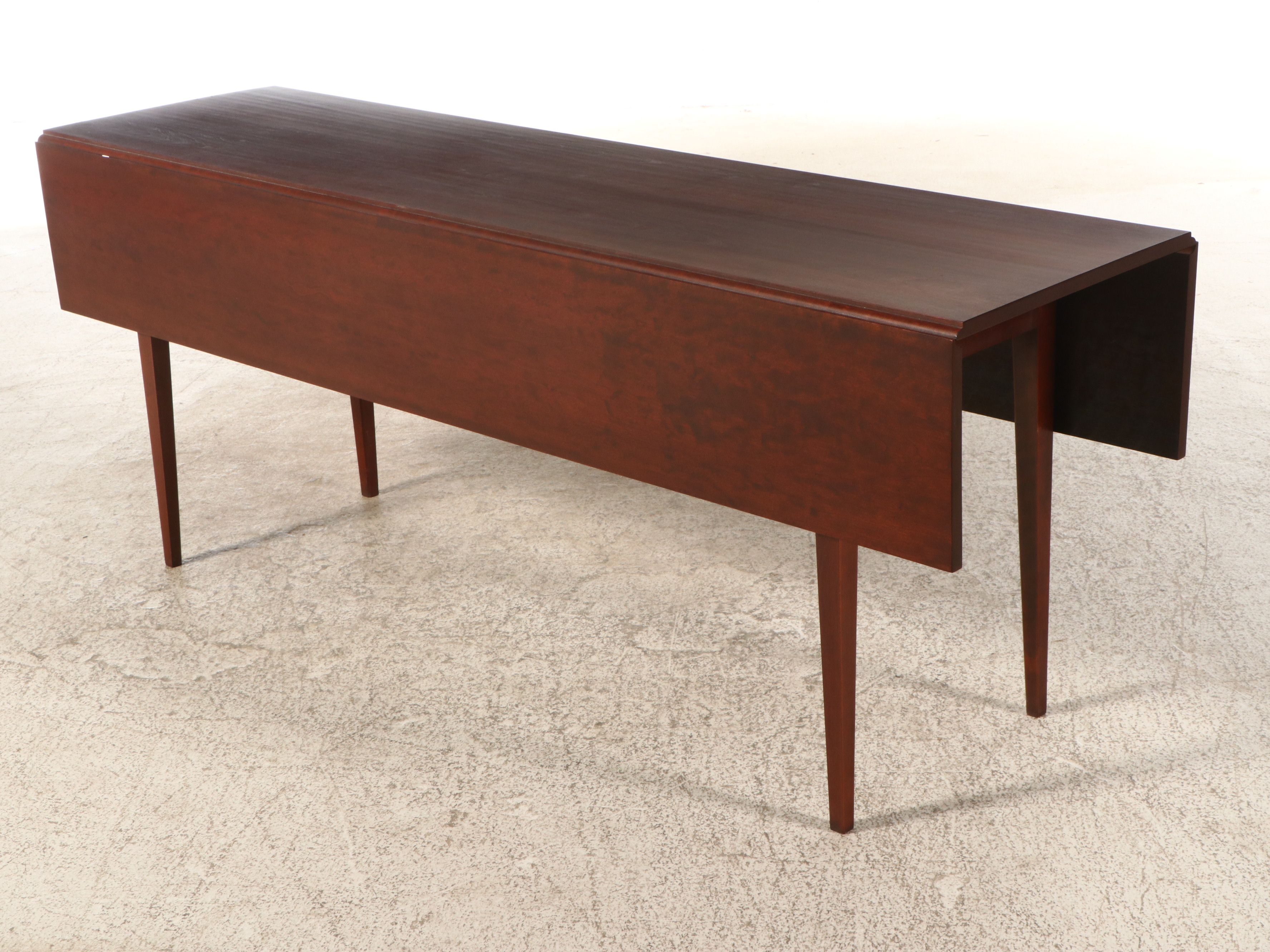 Eldred Wheeler Cherry Drop-Leaf Dining Table with Queen Anne Style Side Chairs