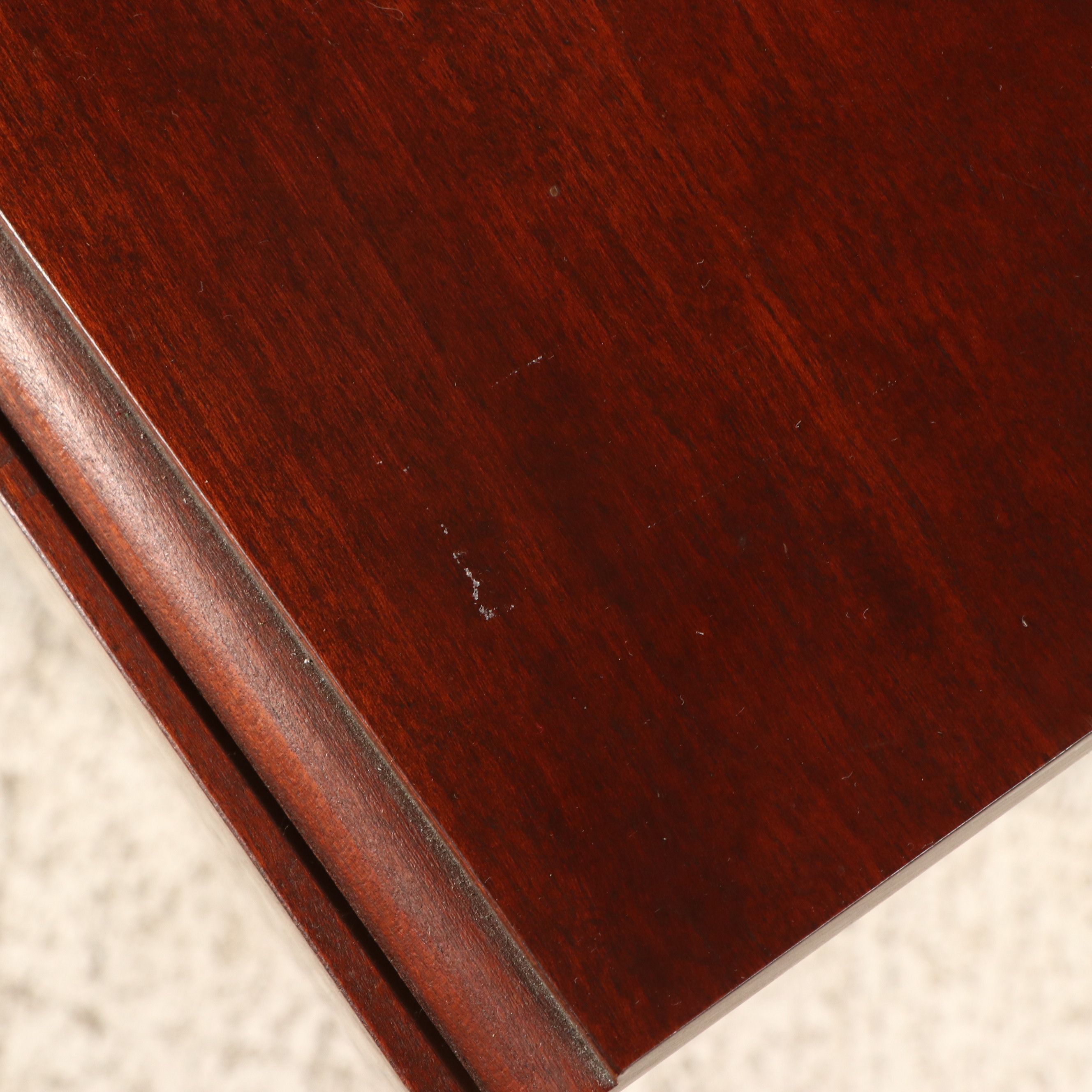 Eldred Wheeler Cherry Drop-Leaf Dining Table with Queen Anne Style Side Chairs