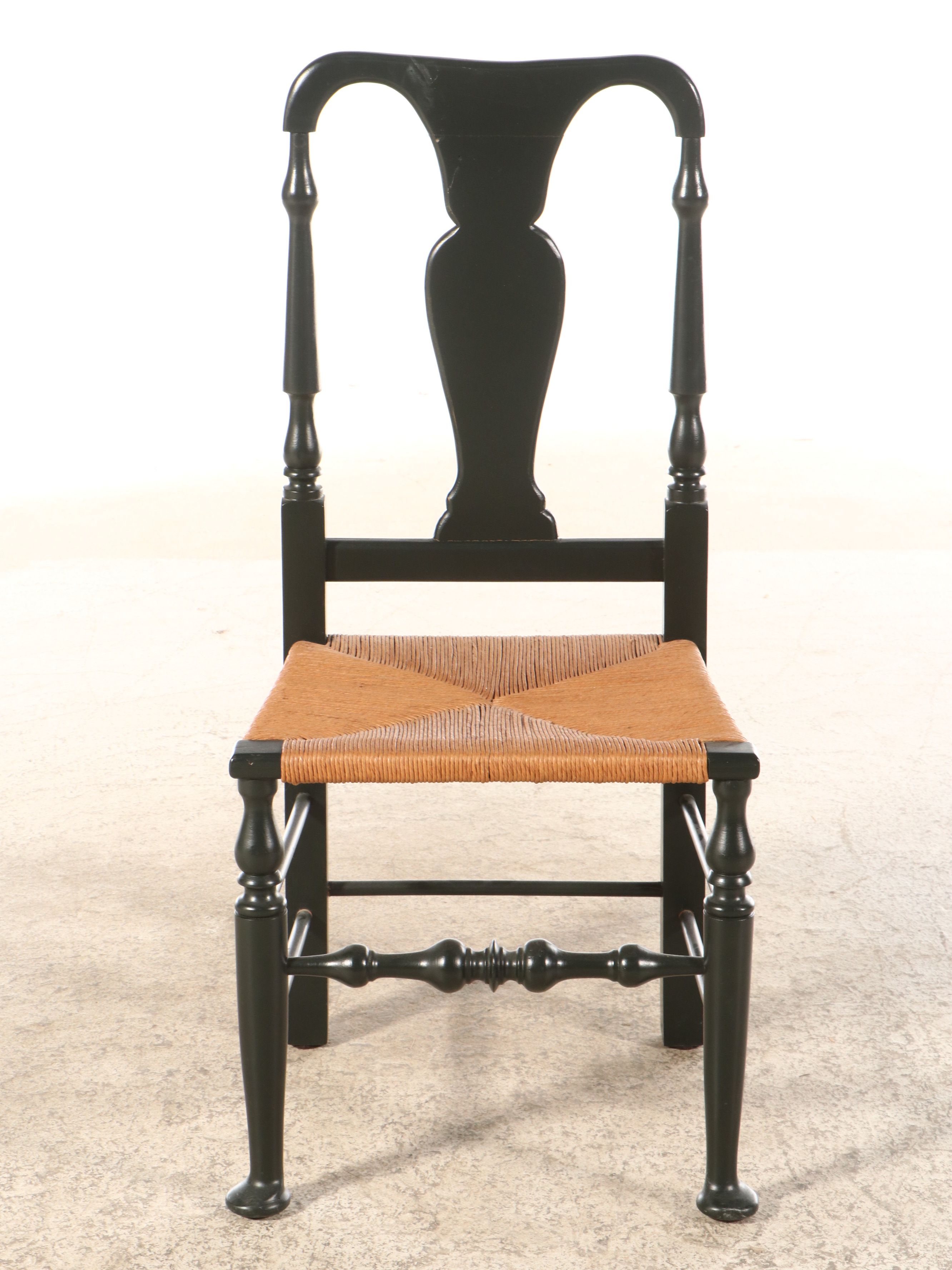 Eldred Wheeler Cherry Drop-Leaf Dining Table with Queen Anne Style Side Chairs