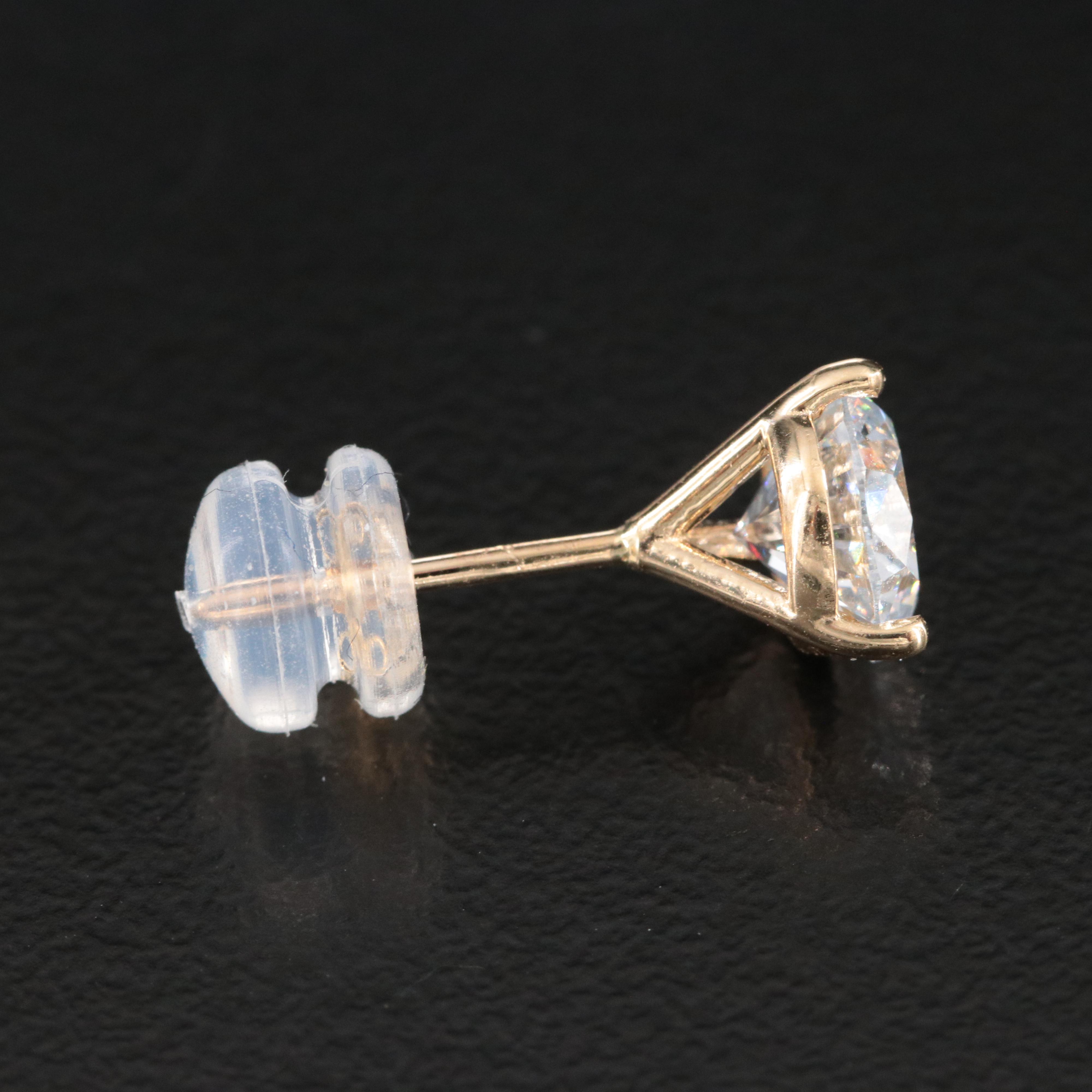 14K 2.00 CTW Lab Grown Diamond Stud Earrings