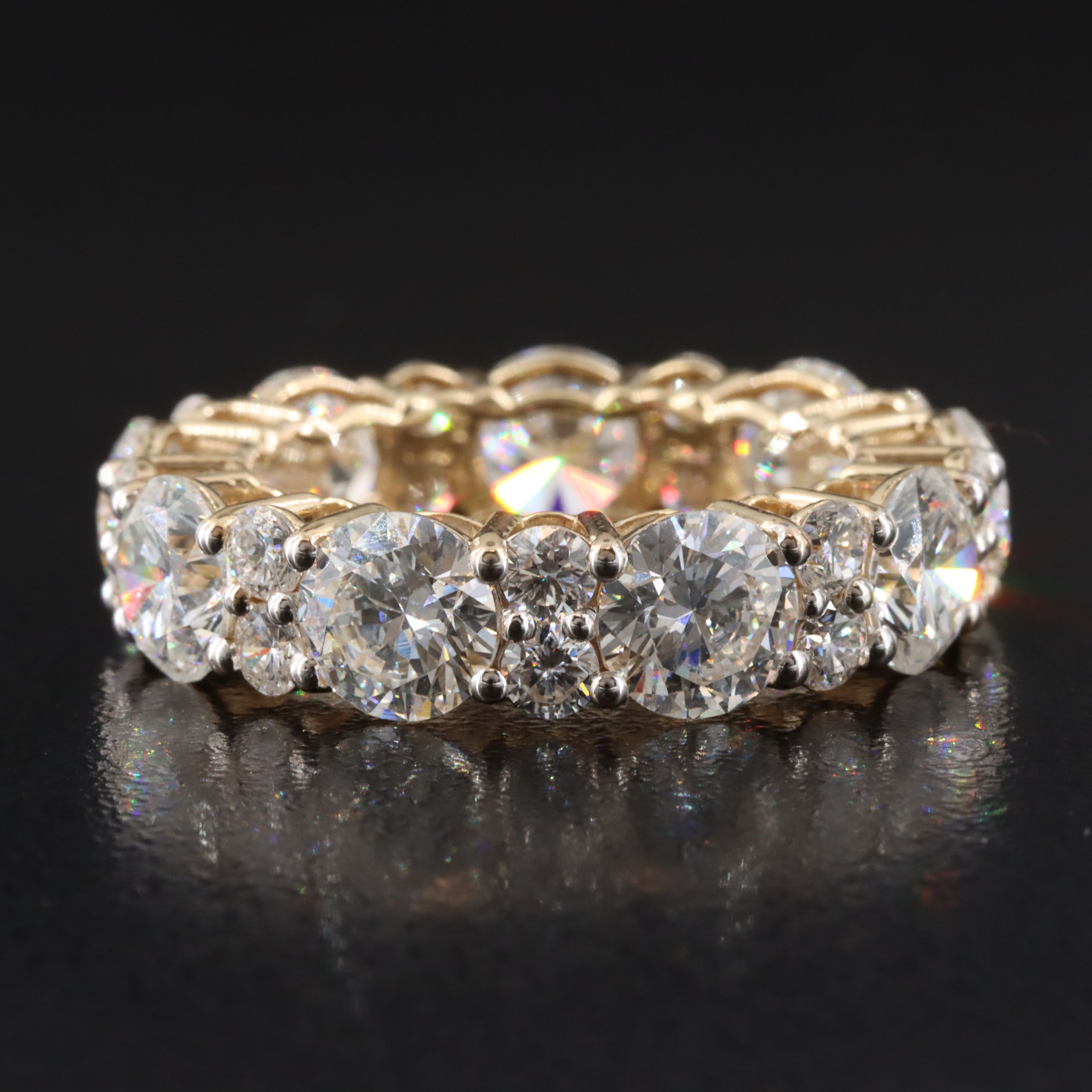 14K 8.85 CTW Lab Grown Diamond Eternity Band