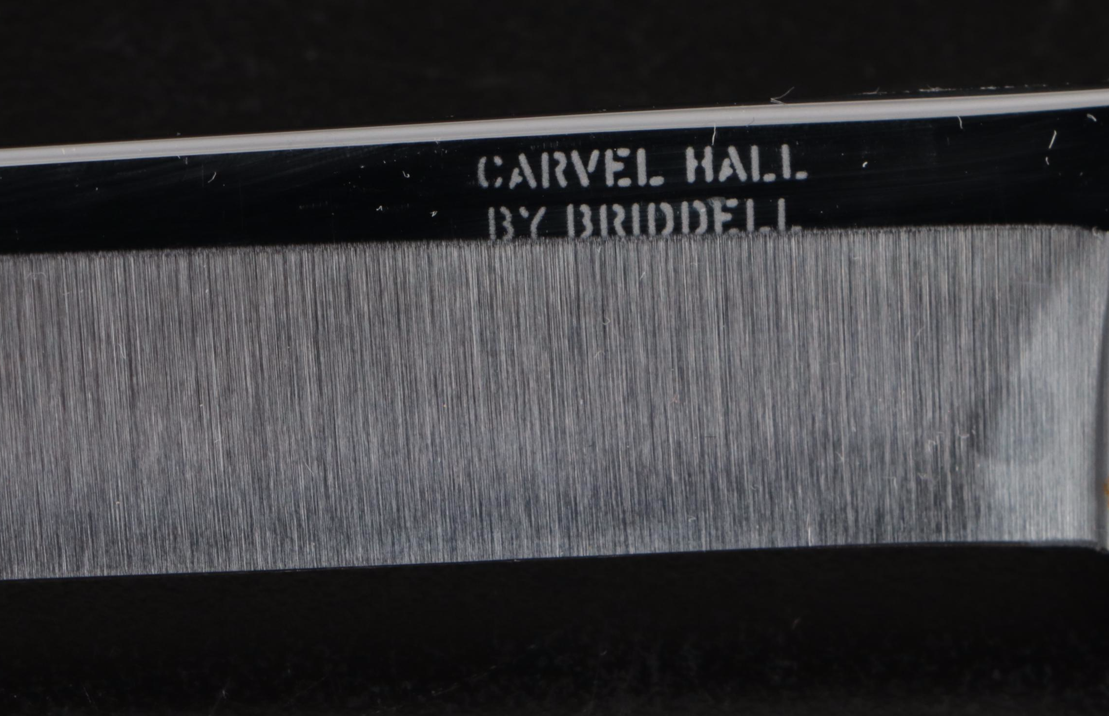 Carvel Hall by Briddell Silver Overlay Three-Piece Carving Set, Mid–Late 20th C.