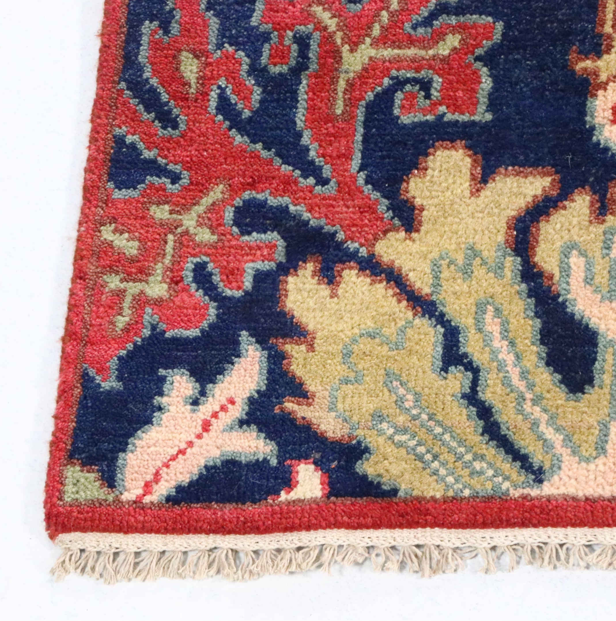 9' x 11'11 Hand-Knotted Indo-Persian Ziegler Pictorial Area Rug