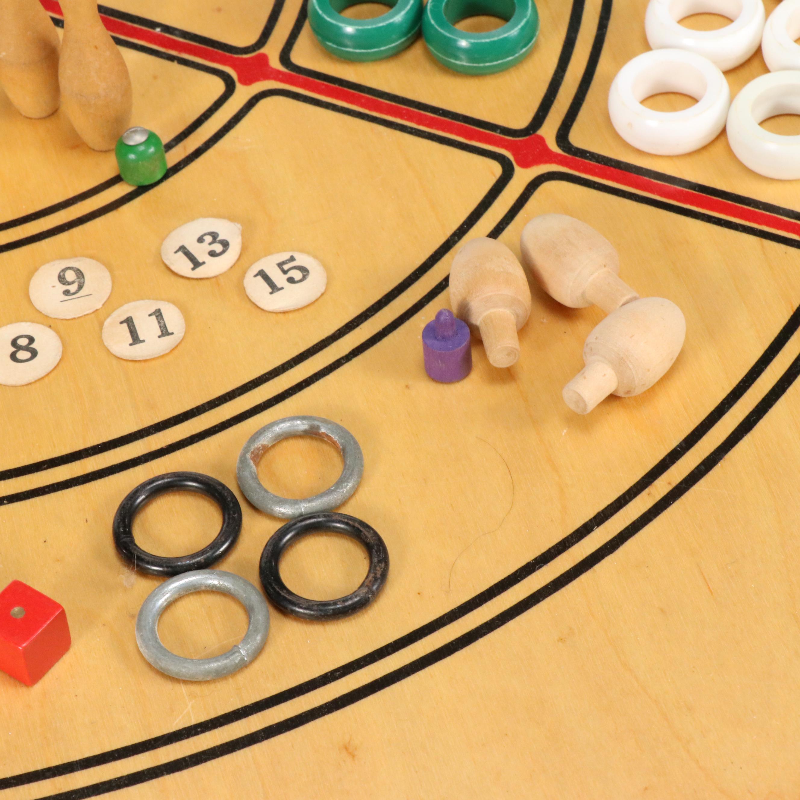 Carrom Wood Game Board and Accessories