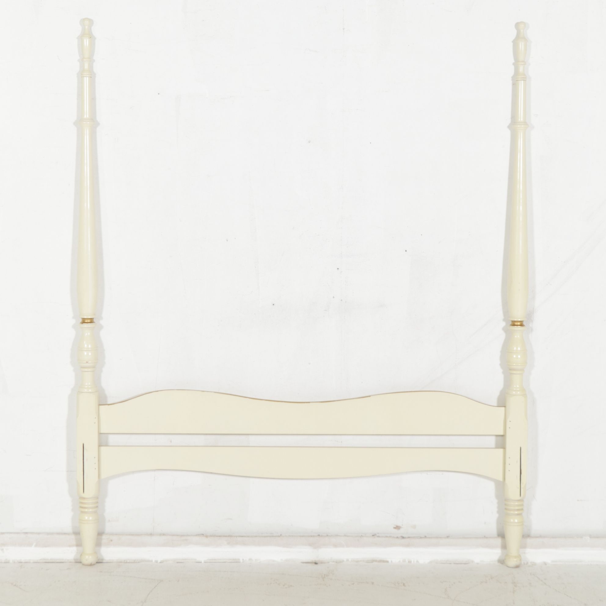 Dixie Painted Four-Poster Canopy Full Size Bed Frame