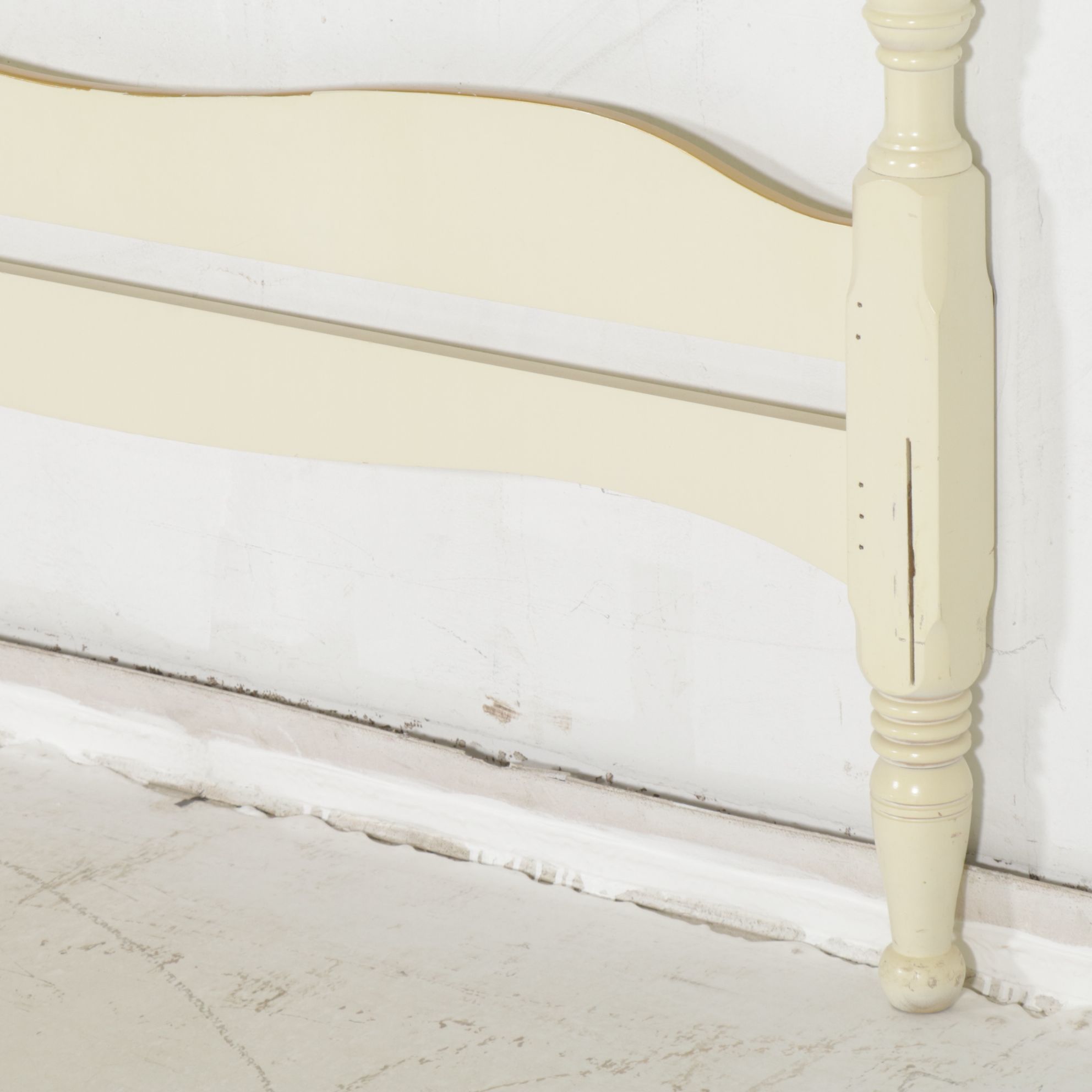 Dixie Painted Four-Poster Canopy Full Size Bed Frame