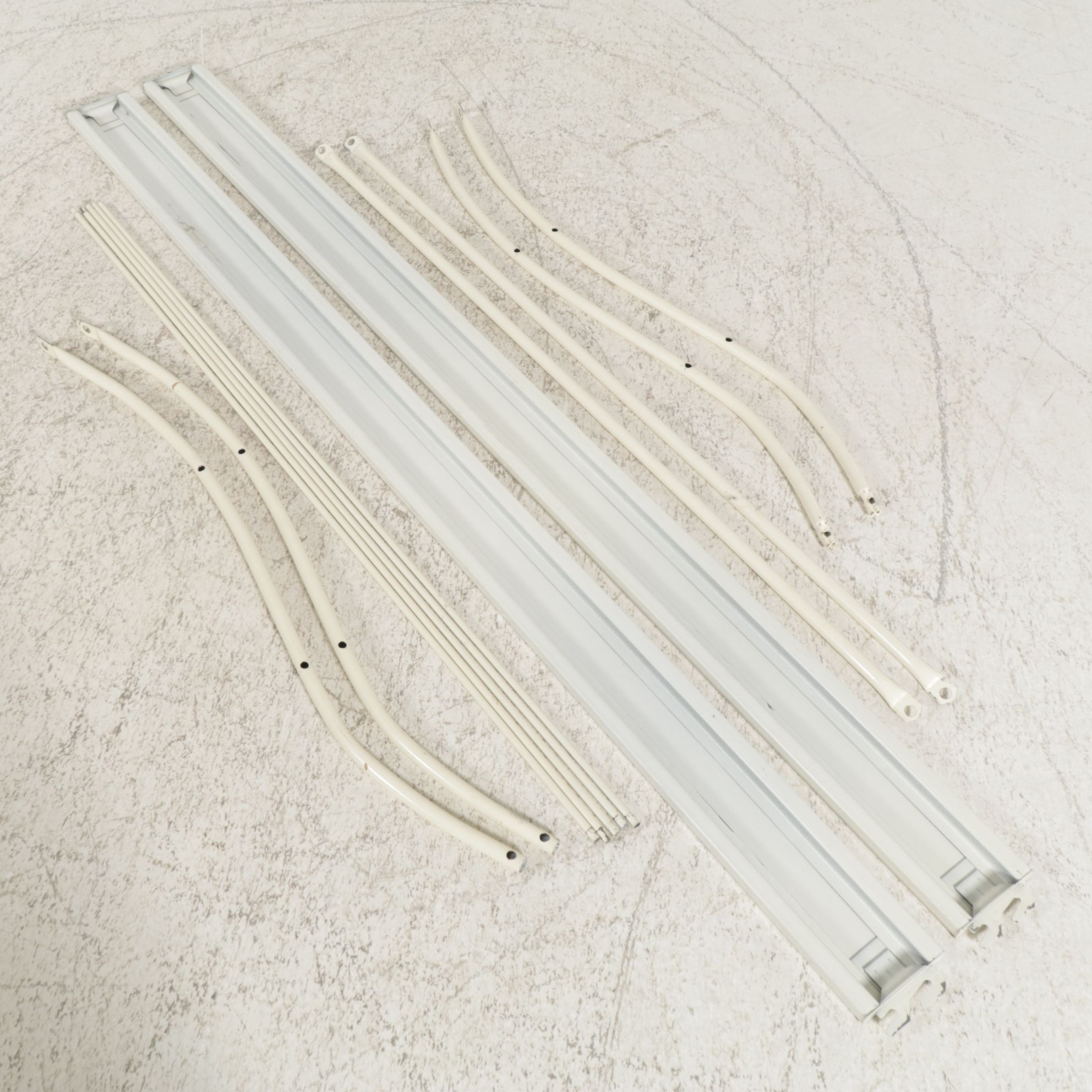 Dixie Painted Four-Poster Canopy Full Size Bed Frame