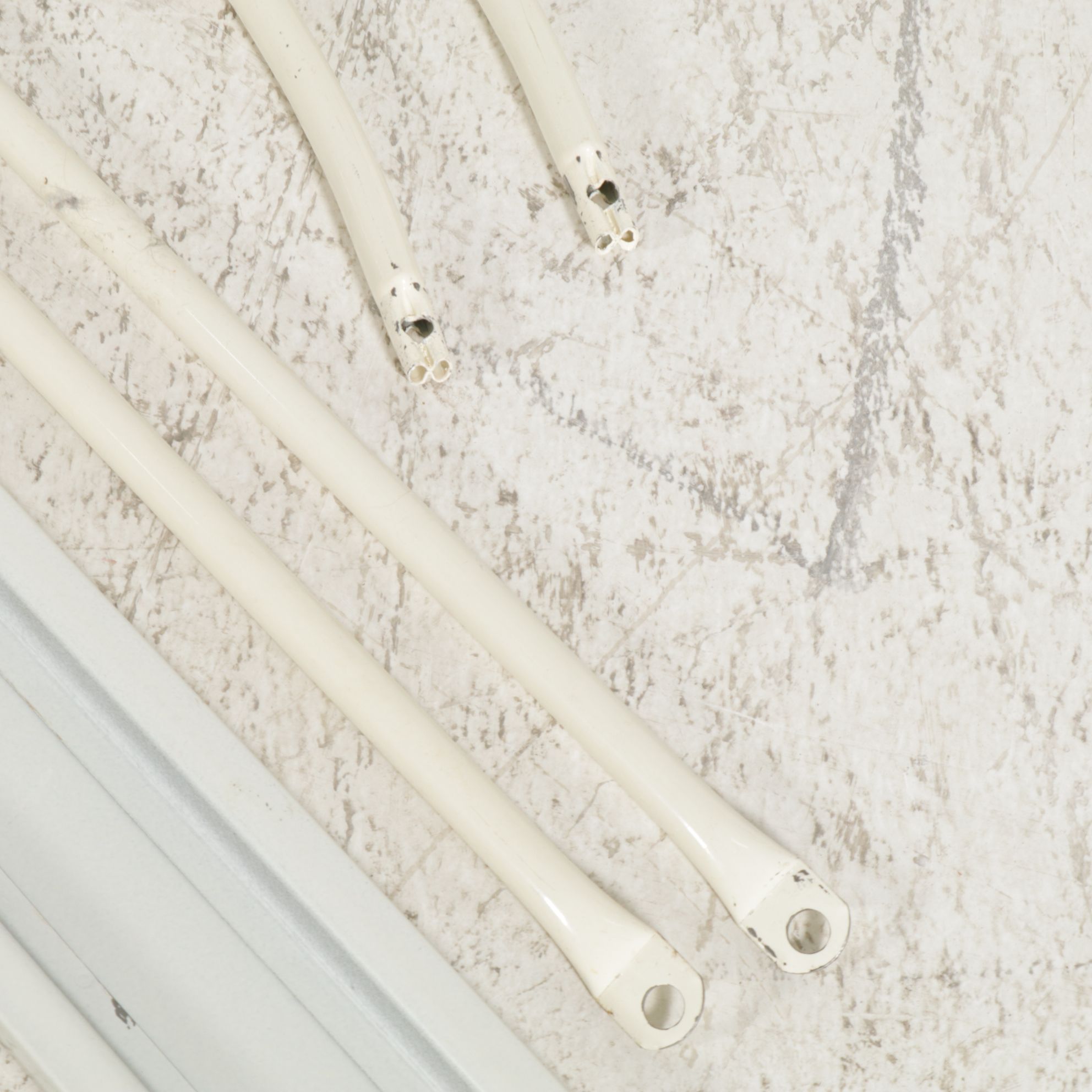 Dixie Painted Four-Poster Canopy Full Size Bed Frame