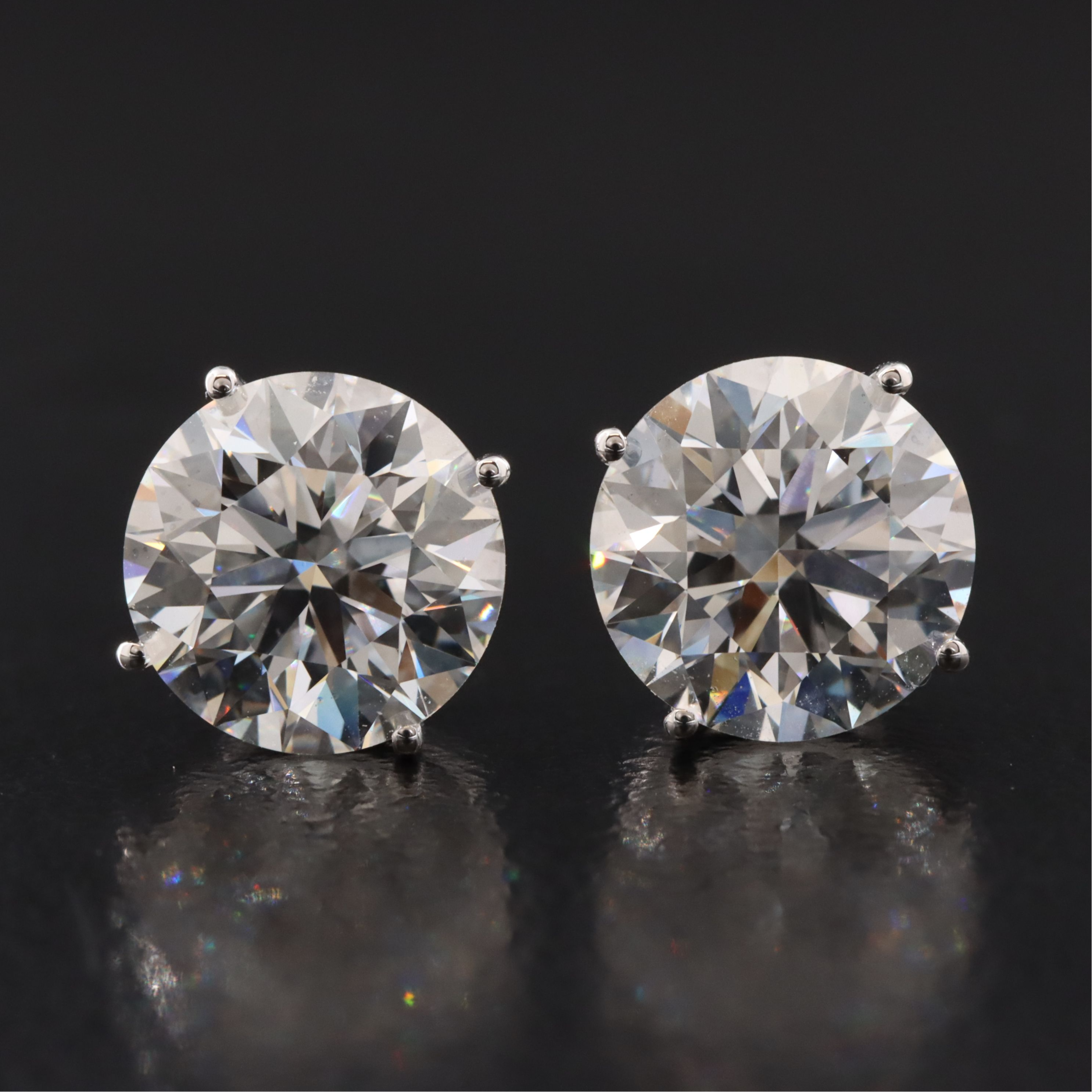 14K 4.04 CTW Lab Grown Diamond Stud Earrings