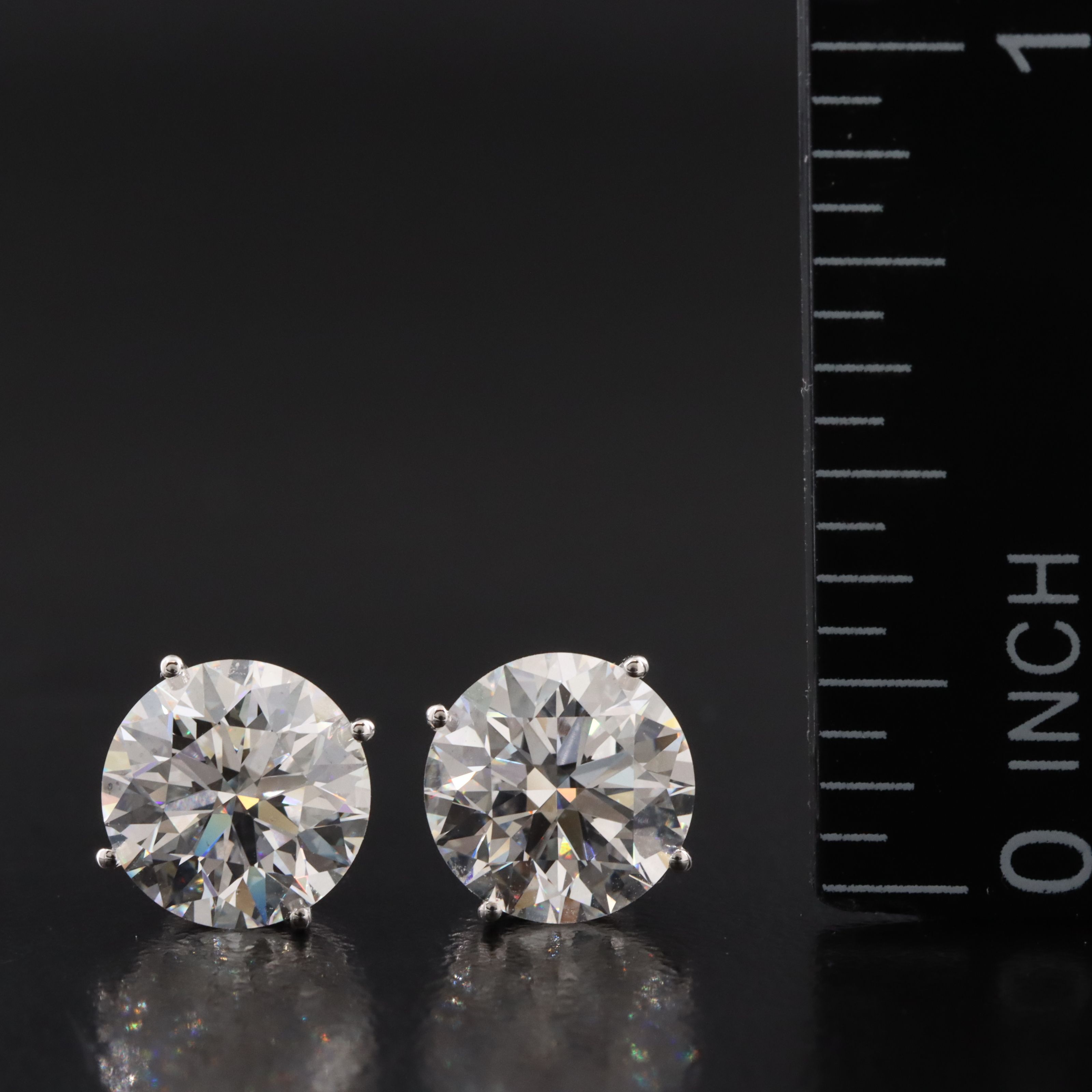 14K 4.04 CTW Lab Grown Diamond Stud Earrings