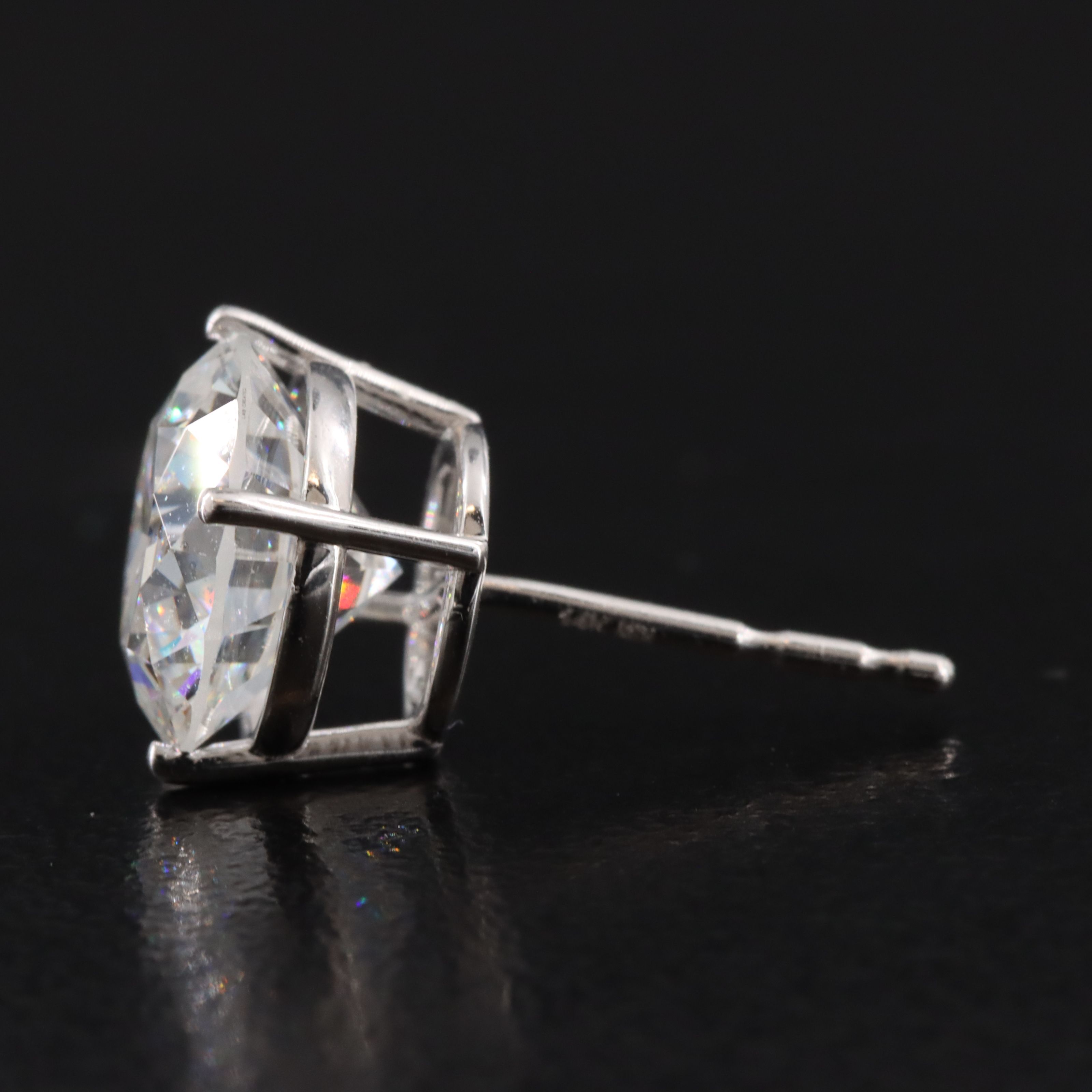 14K 4.04 CTW Lab Grown Diamond Stud Earrings