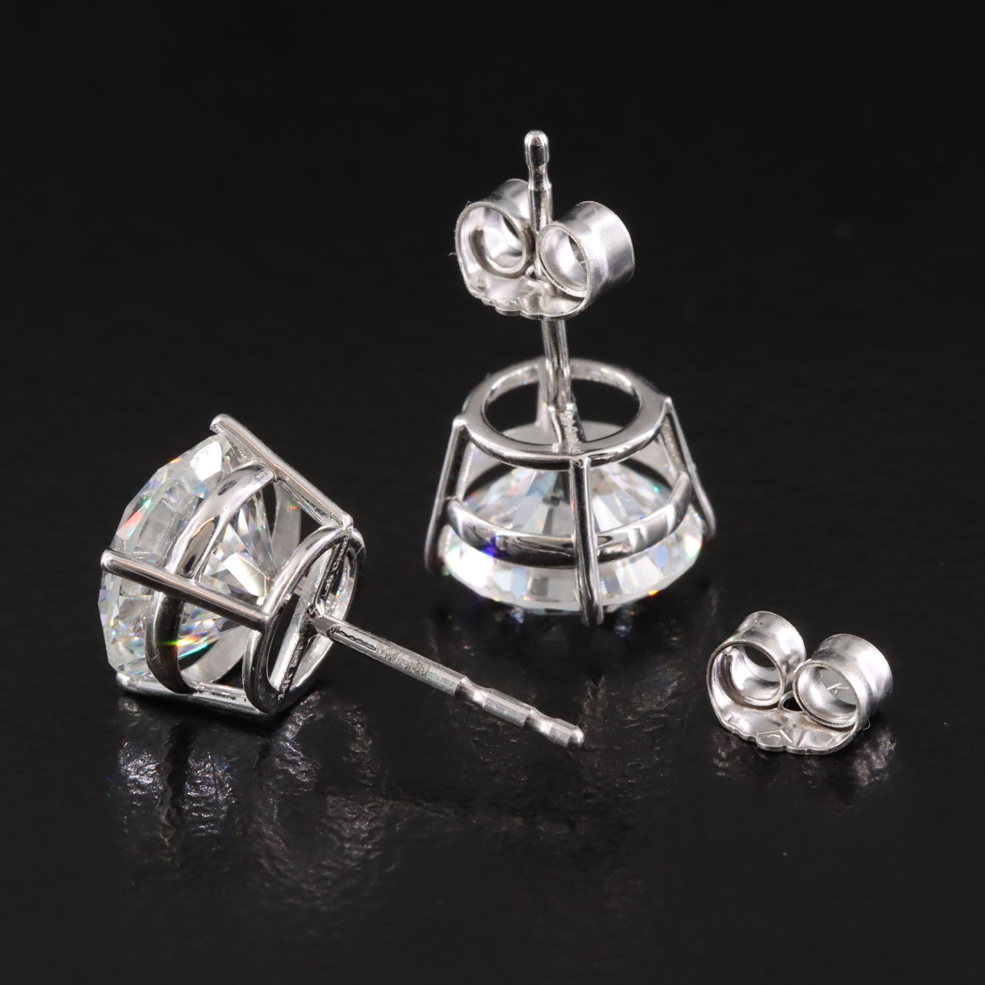 14K 4.04 CTW Lab Grown Diamond Stud Earrings