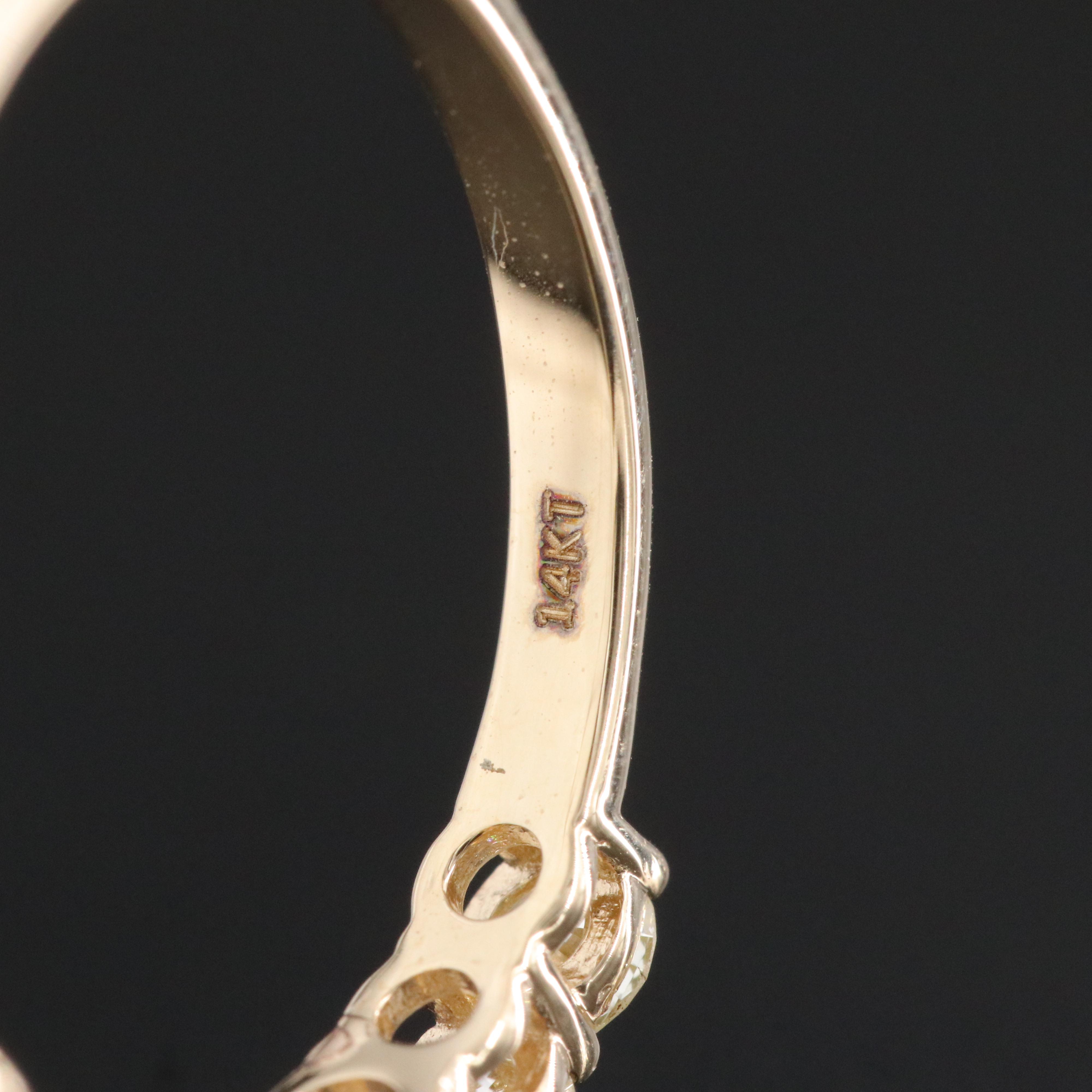 14K 0.70 CTW Diamond Ring