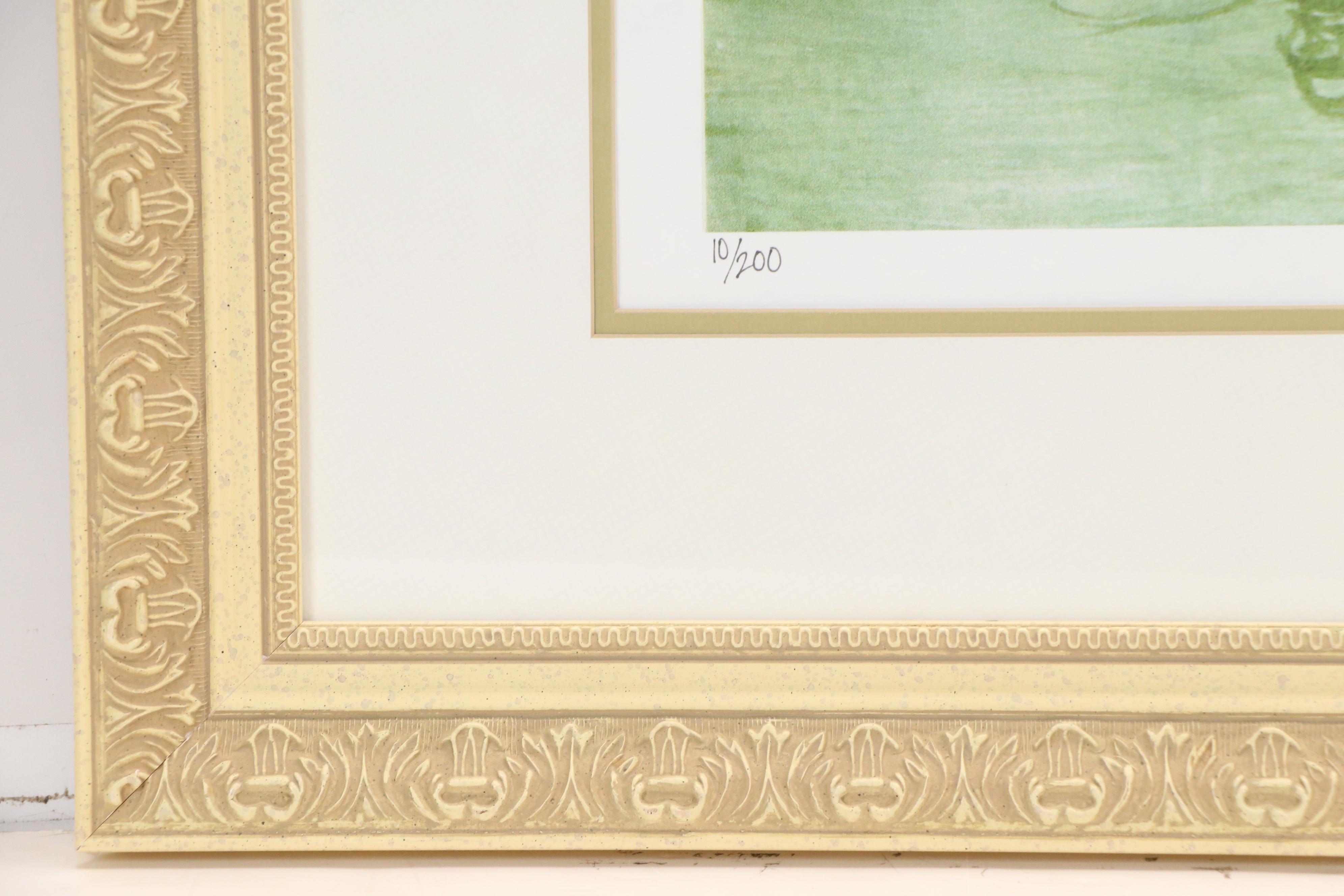 After Pablo Picasso Chromolithograph "Paul en Arlequin," 1994