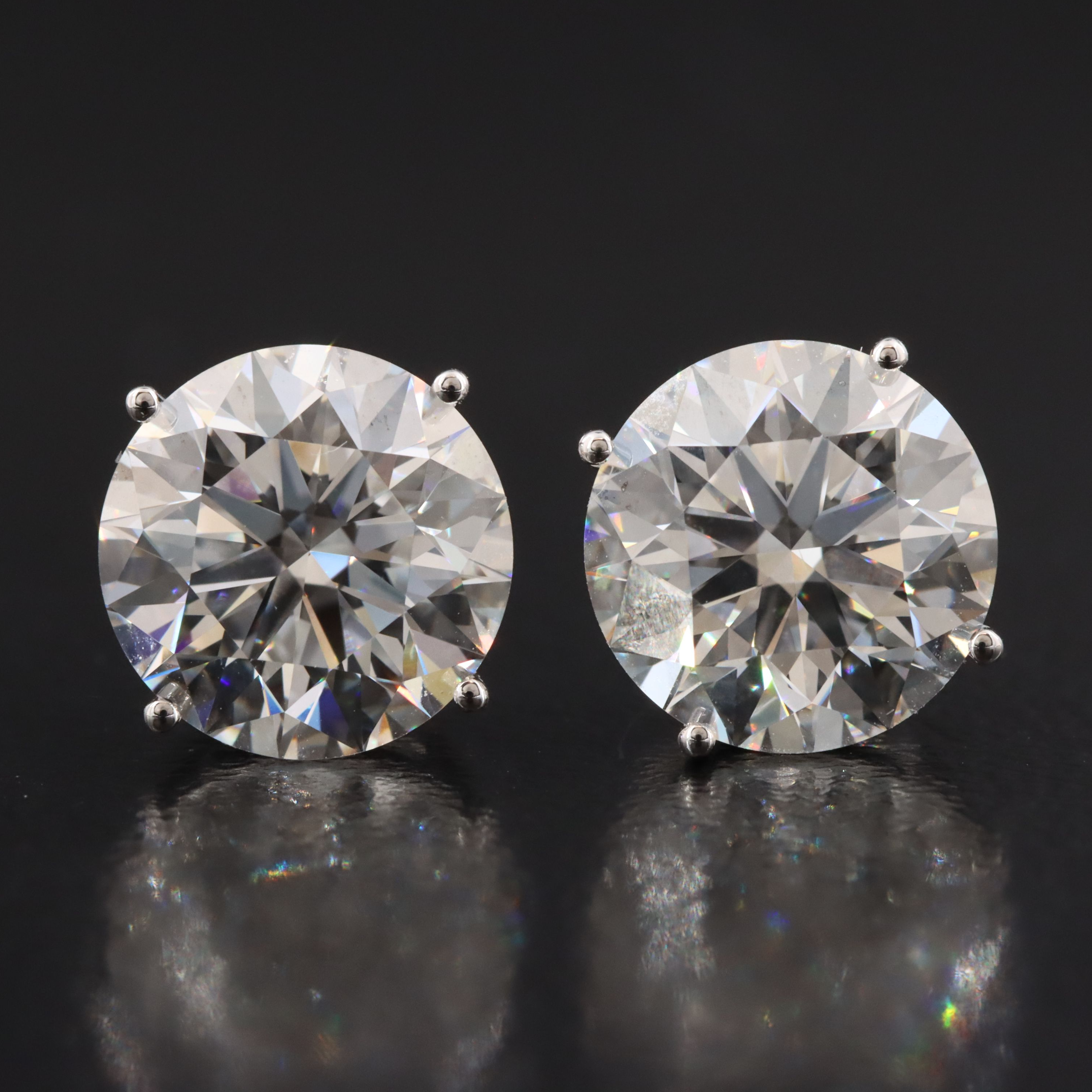 14K 4.04 CTW Lab Grown Diamond Stud Earrings