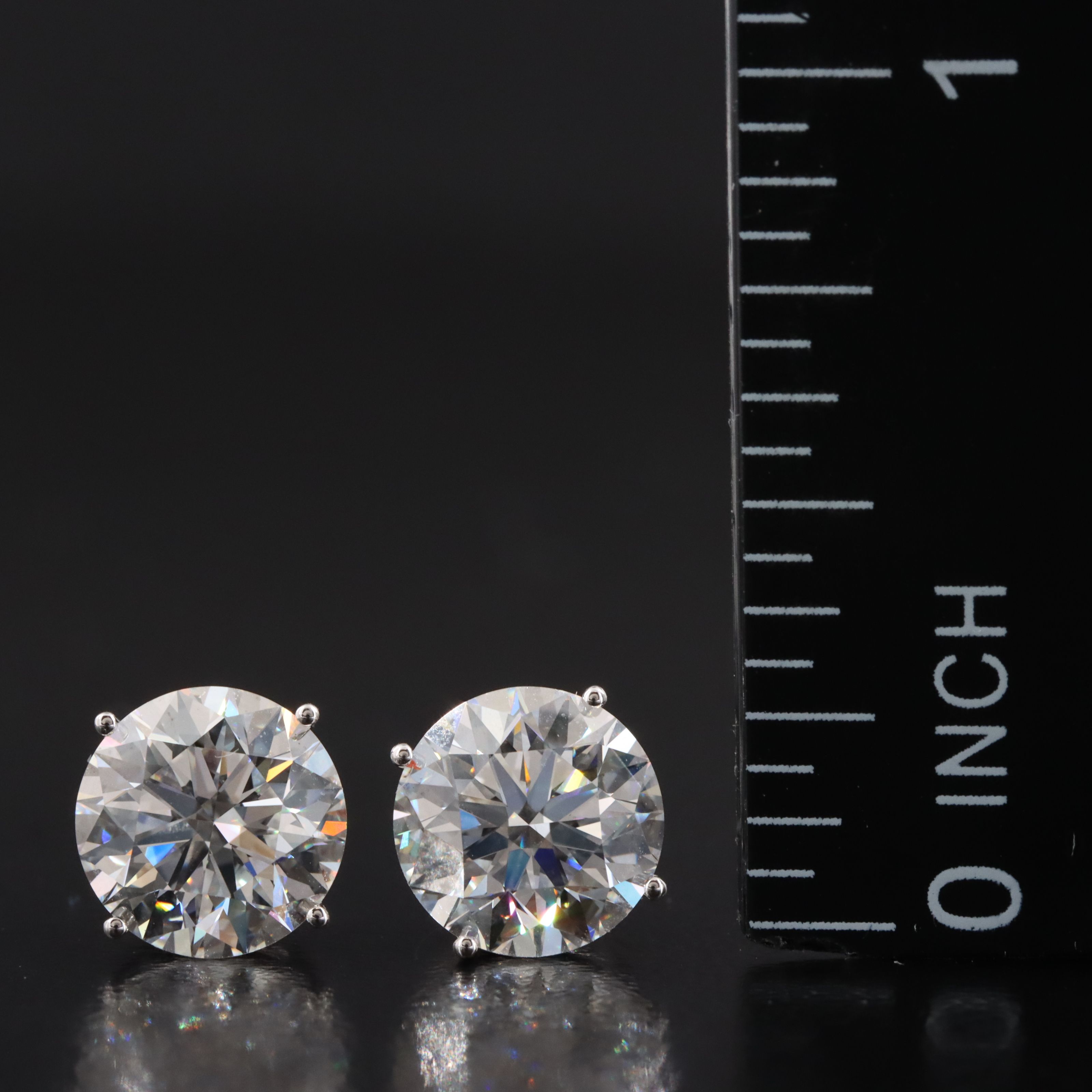 14K 4.04 CTW Lab Grown Diamond Stud Earrings