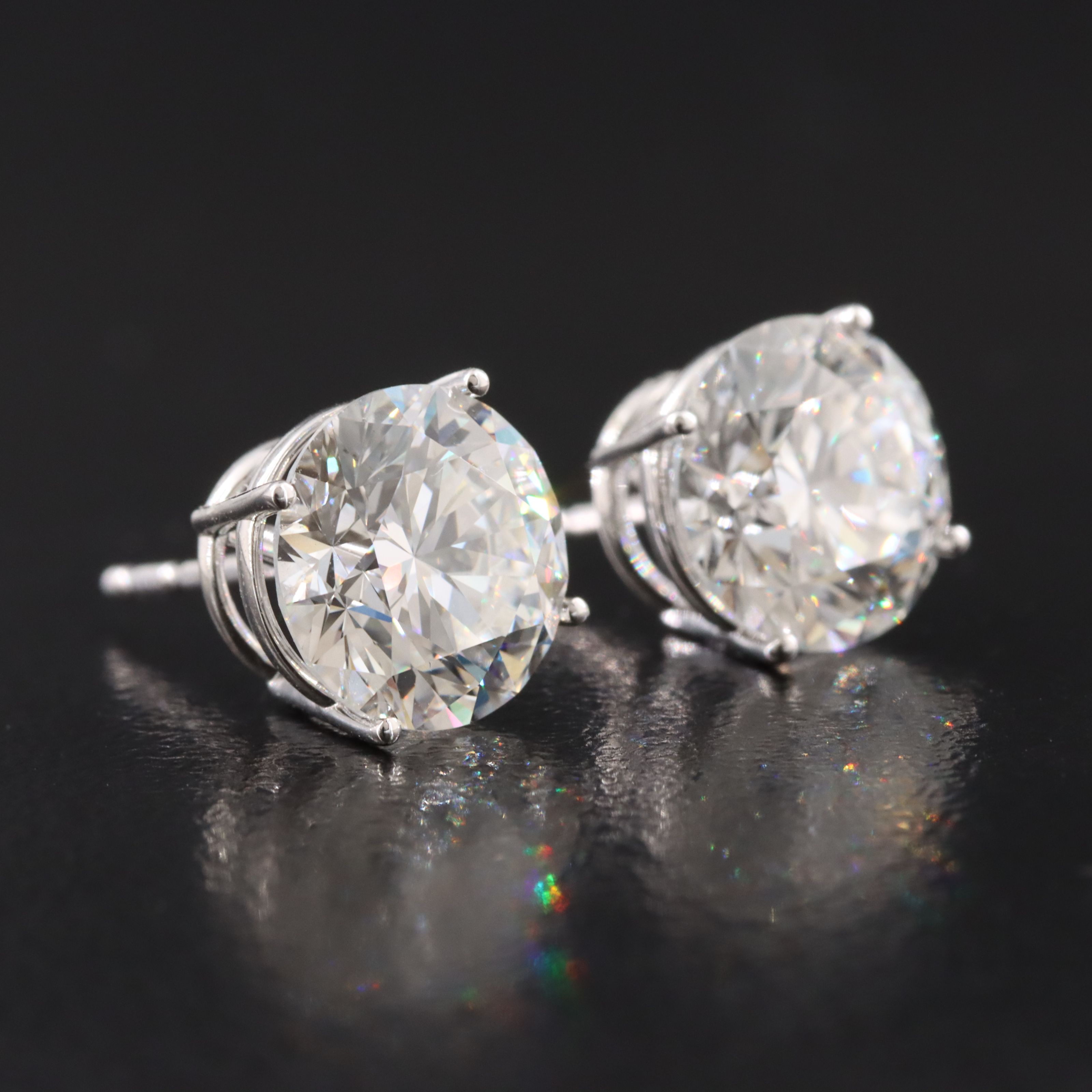 14K 4.04 CTW Lab Grown Diamond Stud Earrings