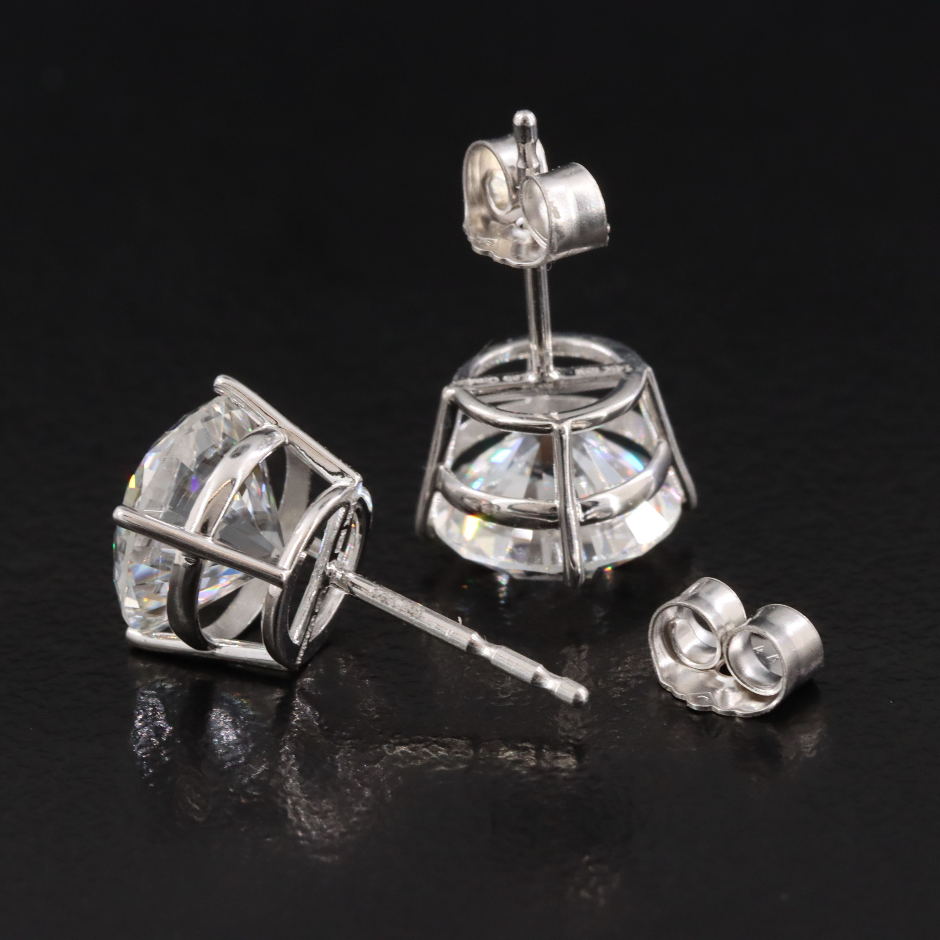 14K 4.04 CTW Lab Grown Diamond Stud Earrings