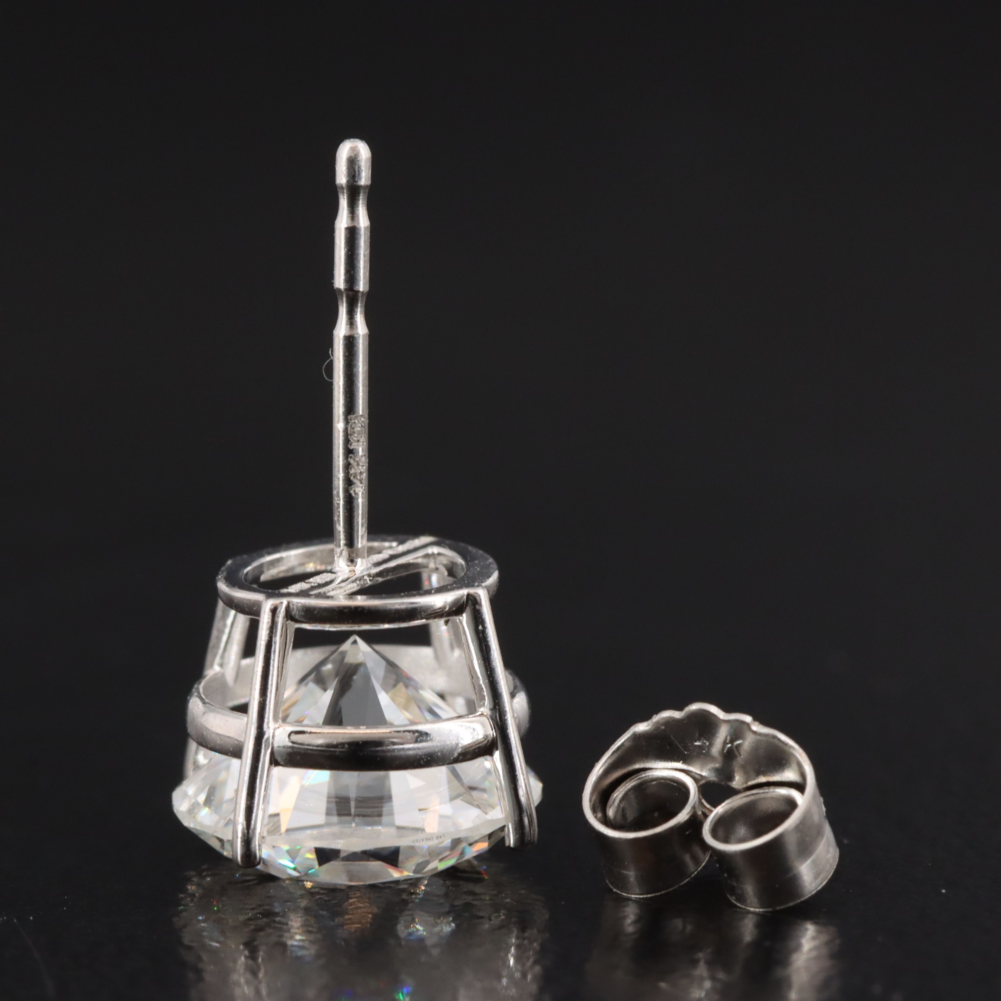 14K 4.04 CTW Lab Grown Diamond Stud Earrings