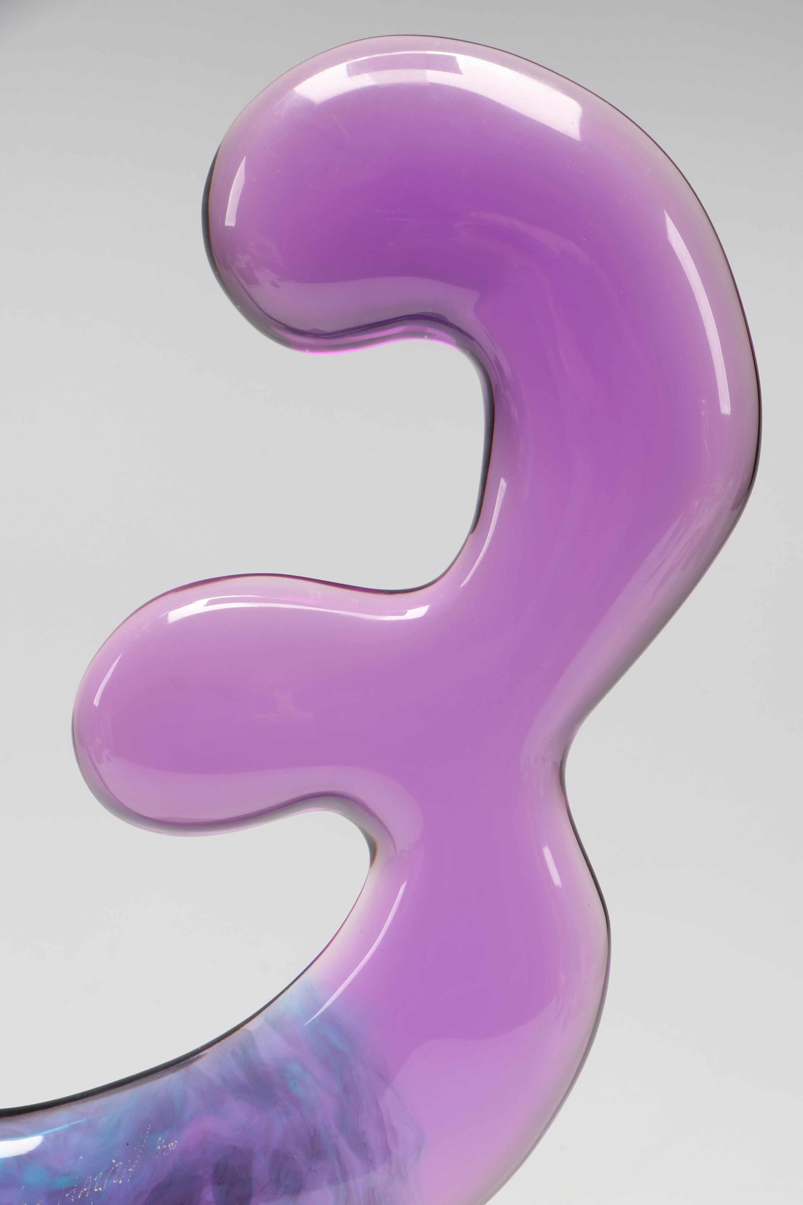 Shlomi Haziza Signed Resin on Acrylic Abstract Sculpture