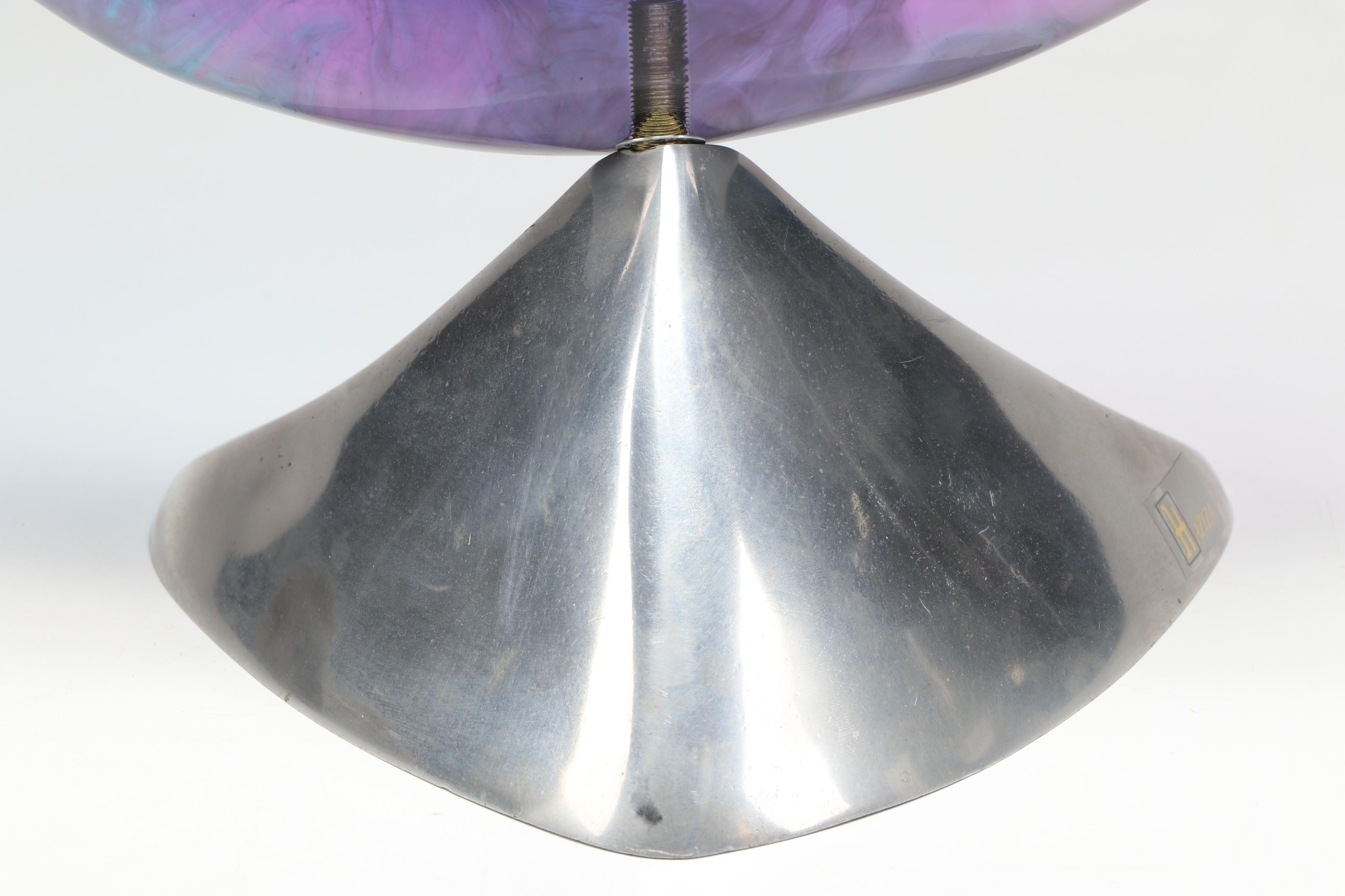 Shlomi Haziza Signed Resin on Acrylic Abstract Sculpture