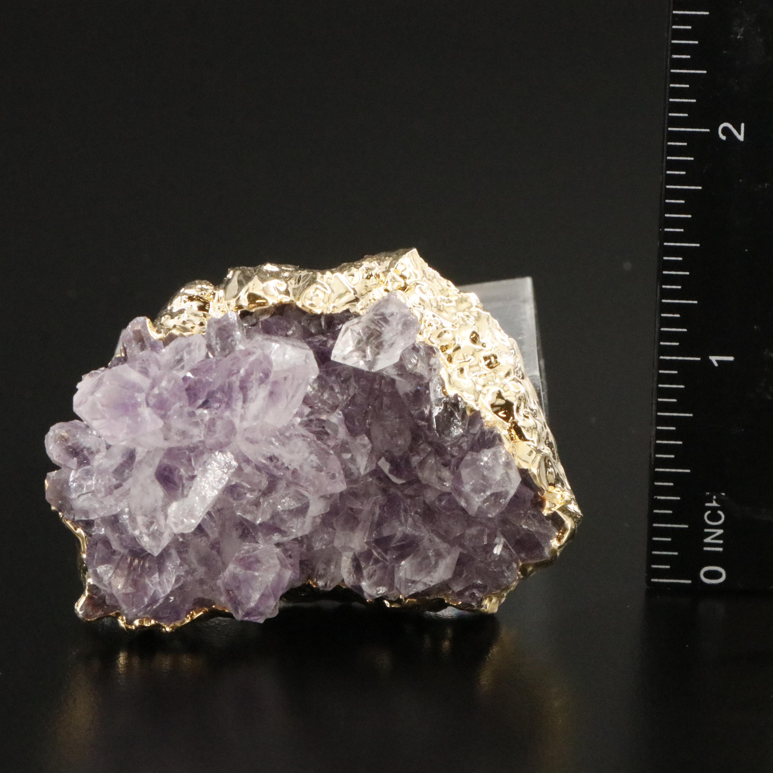 Amethyst Napkin Holders Including Lucite