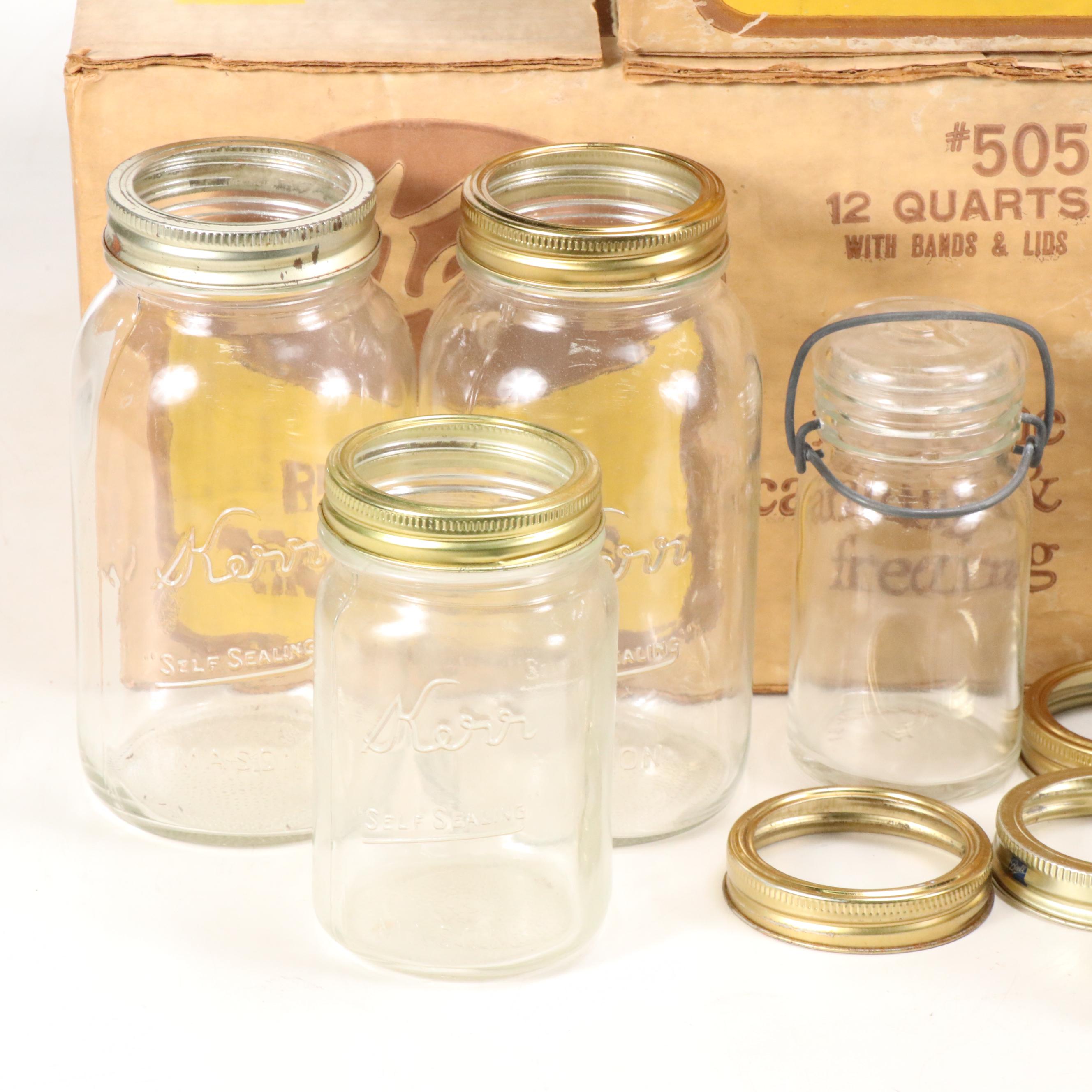 Kerr Glass Mason Jars