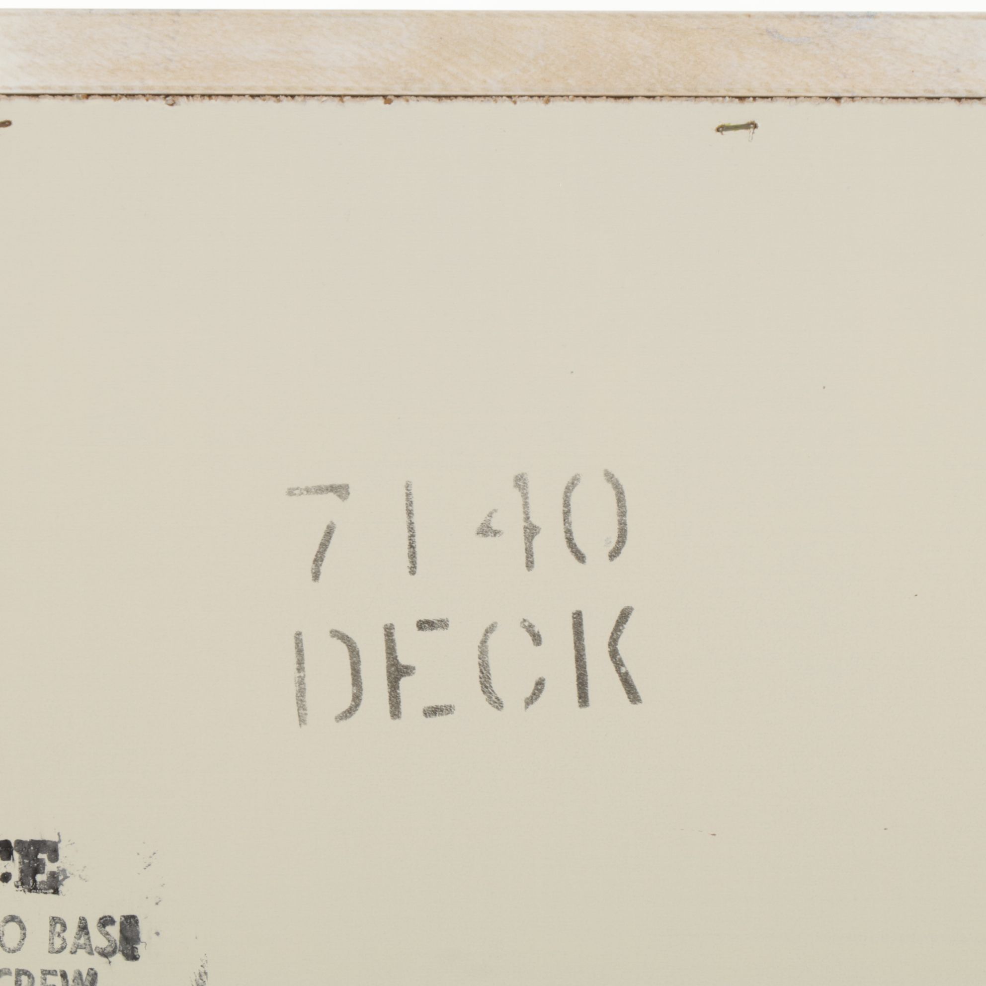 Dixie Furniture French Provincial Style Painted Wood Bachelor's Chest and Hutch