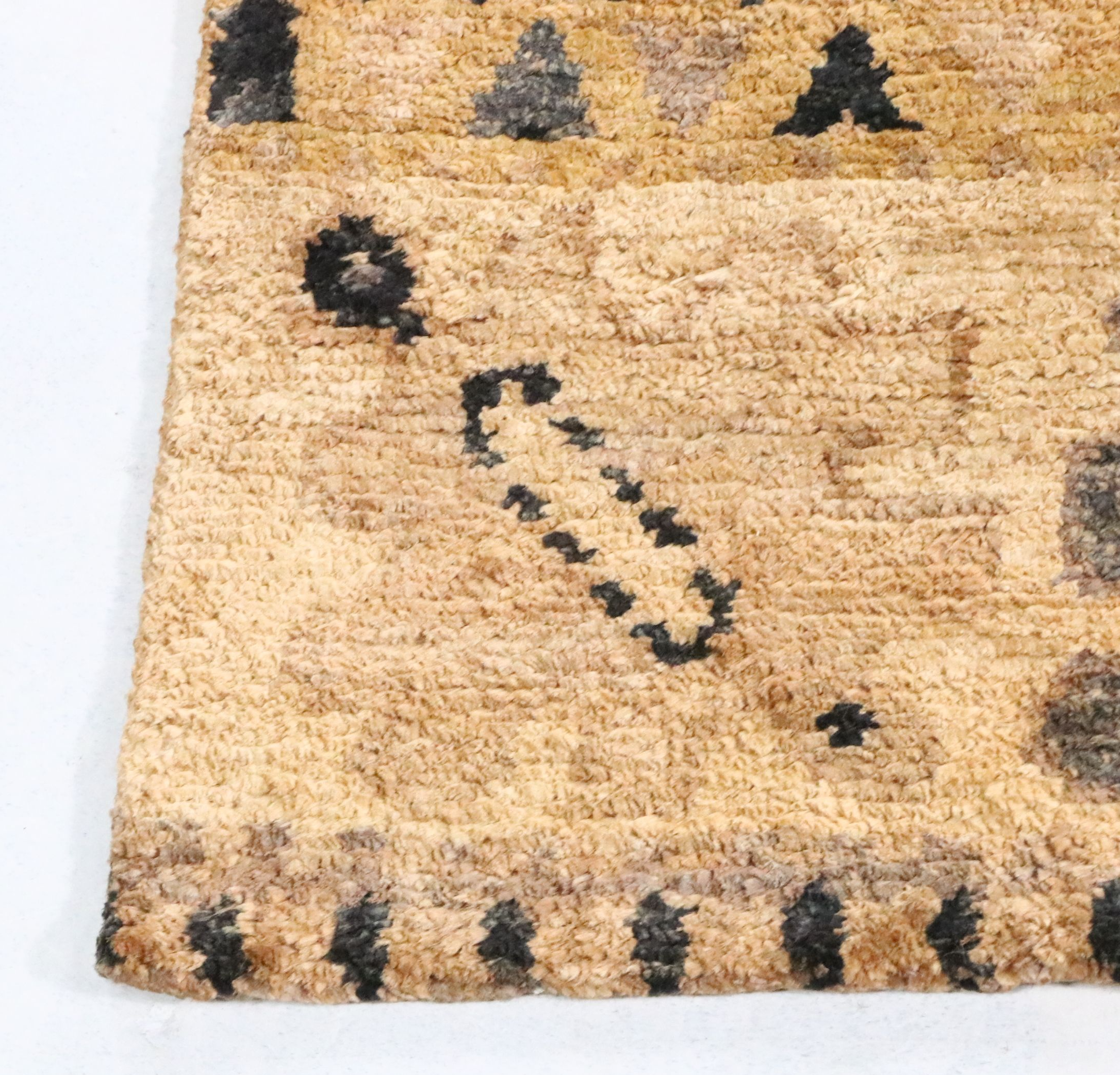 8'4 x 11'3 Hand-Knotted Indo-Moroccan Jute Area Rug