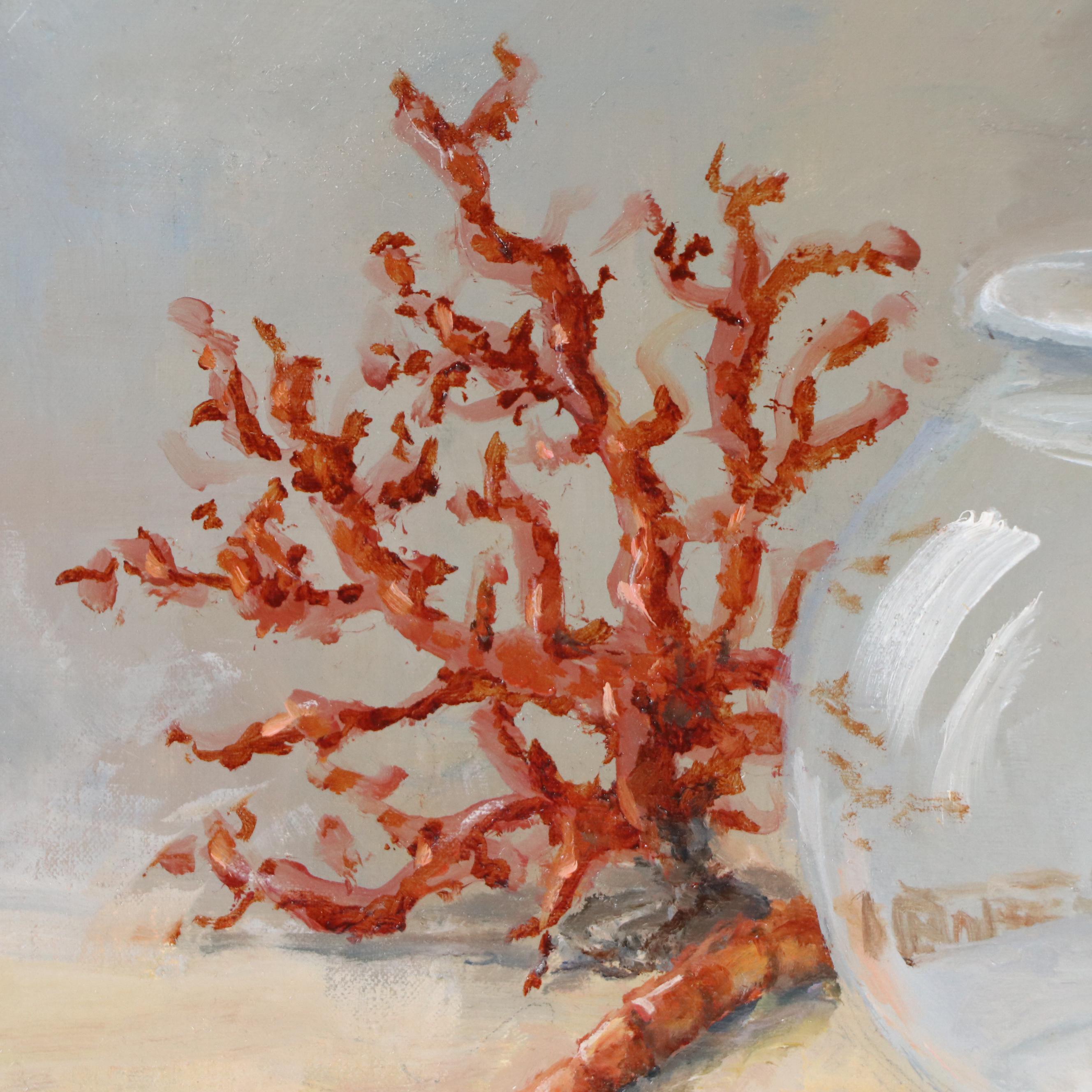 Nataliya Shlomenko Oil Painting "Fish and Corals," 2018