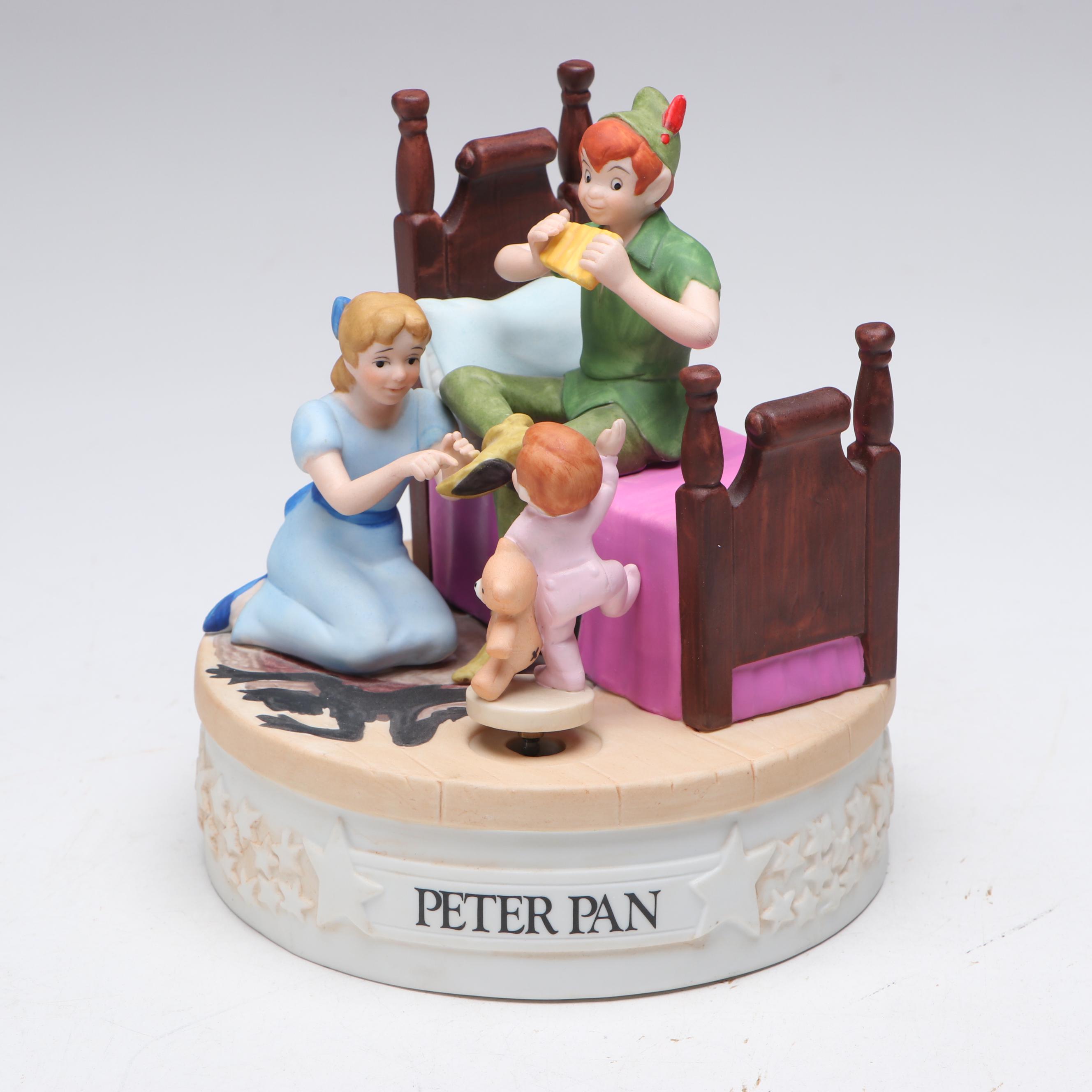 The Disney Collection Music Boxes with Timothy Mouse and Thumper Ornaments