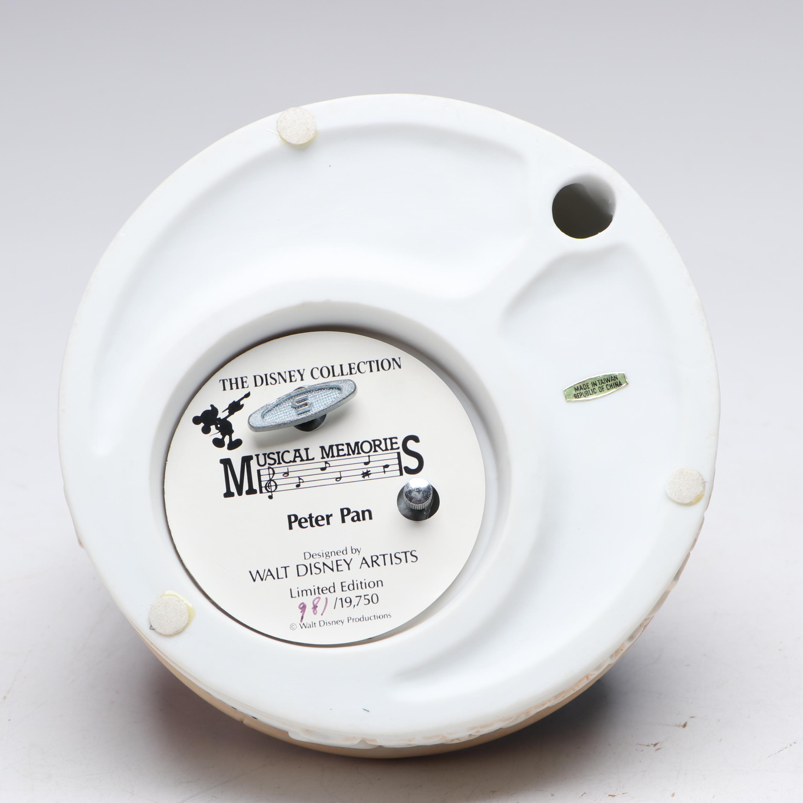 The Disney Collection Music Boxes with Timothy Mouse and Thumper Ornaments