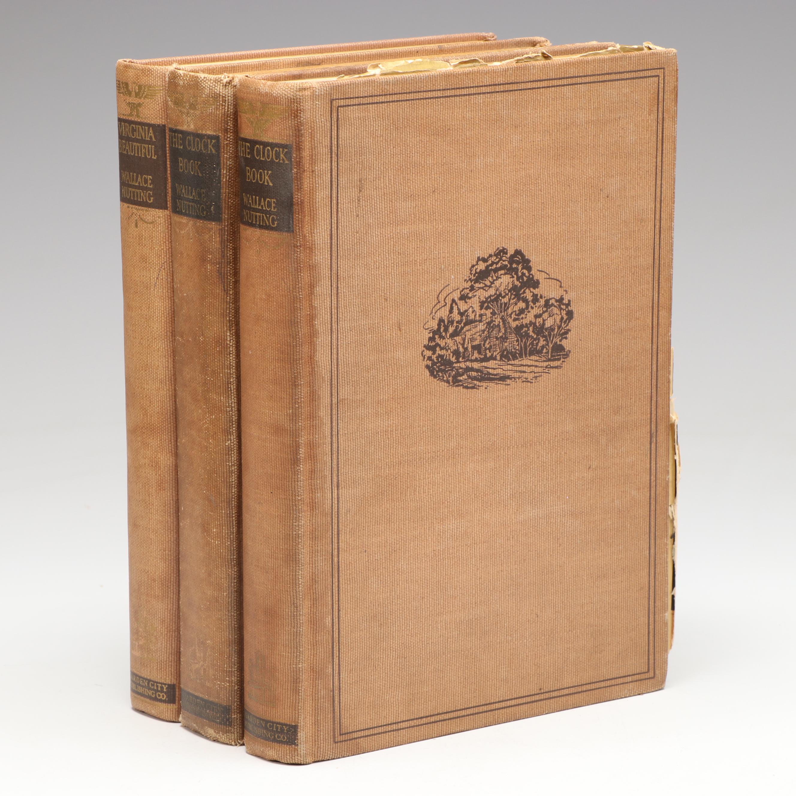 Illustrated "The Clock Book" and "Virginia Beautiful" by Wallace Nutting, 1935