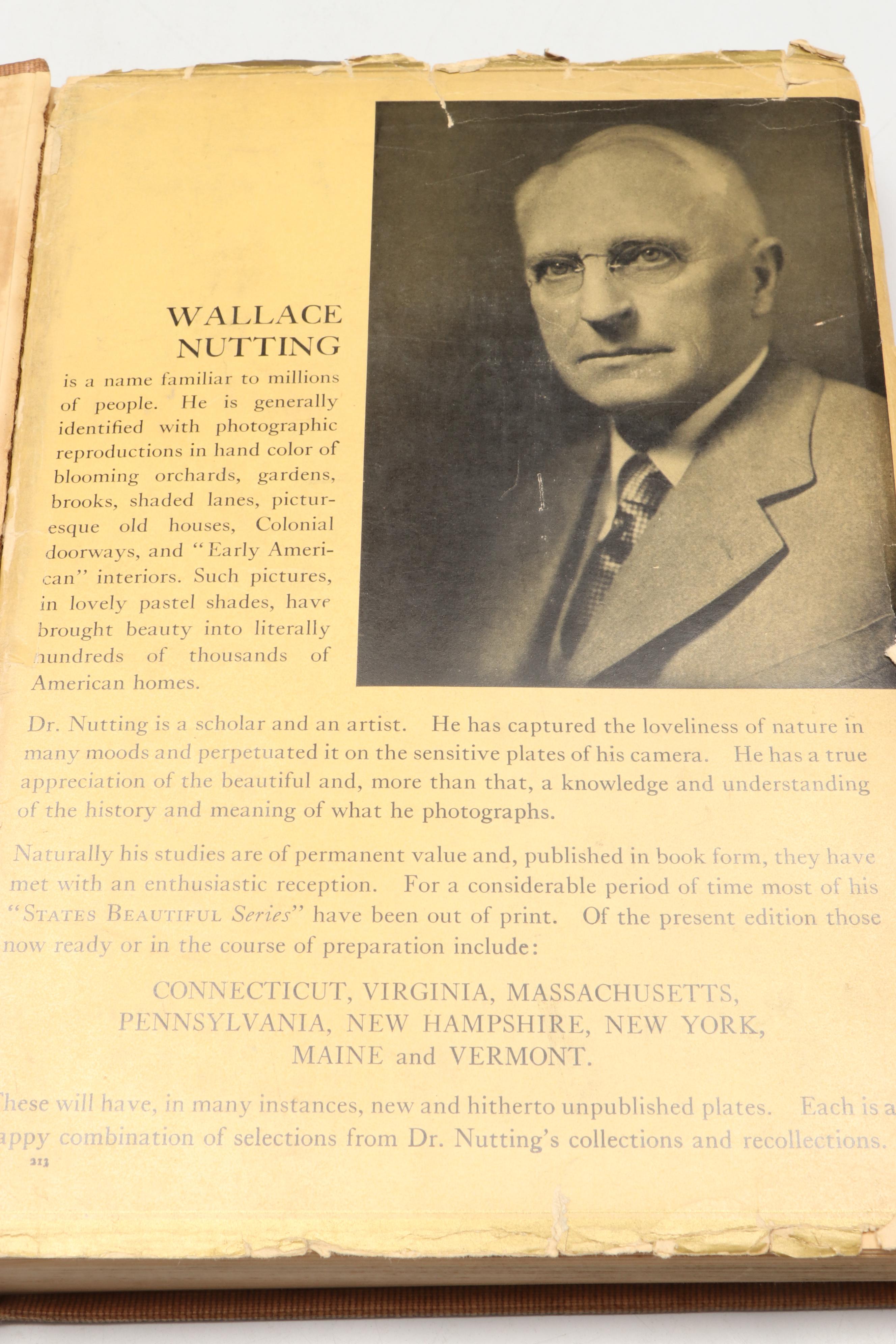 Illustrated "The Clock Book" and "Virginia Beautiful" by Wallace Nutting, 1935