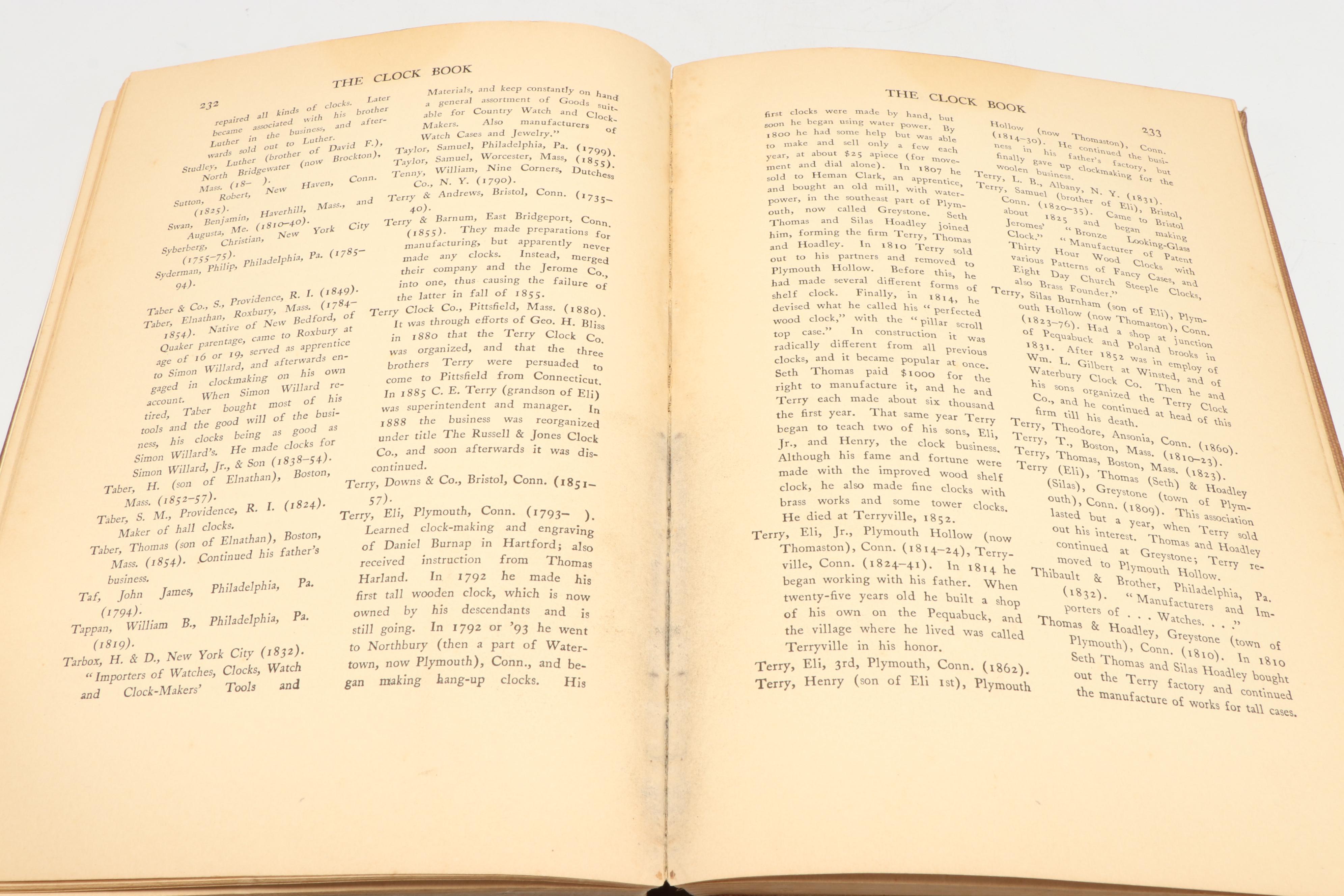 Illustrated "The Clock Book" and "Virginia Beautiful" by Wallace Nutting, 1935