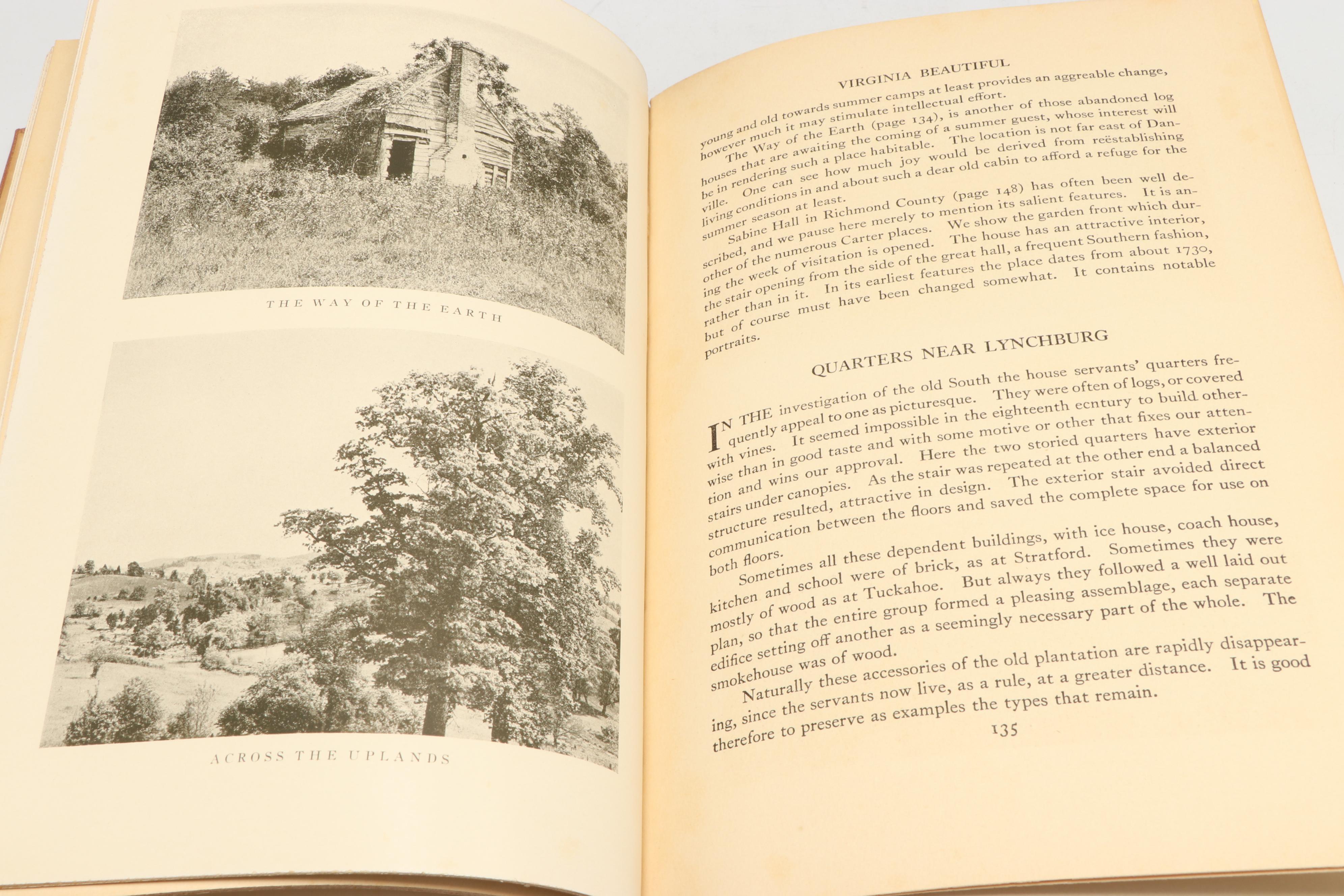 Illustrated "The Clock Book" and "Virginia Beautiful" by Wallace Nutting, 1935