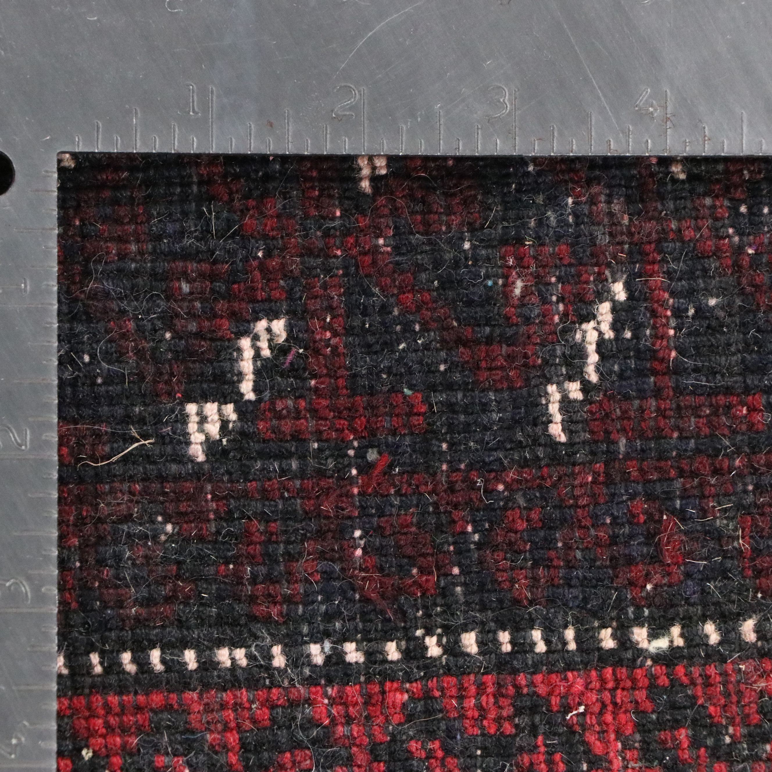 3'1 x 5'3 Hand-Knotted Afghan Baluch Prayer Rug