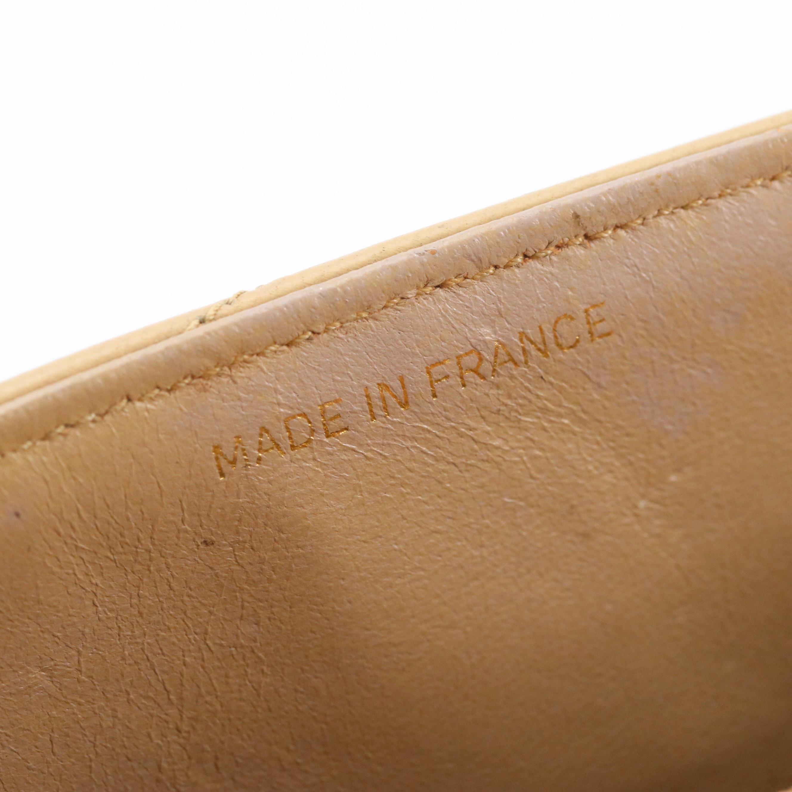 Chanel Single Flap Bag in Neutral Wave Quilted Lambskin Leather with Rope Trim