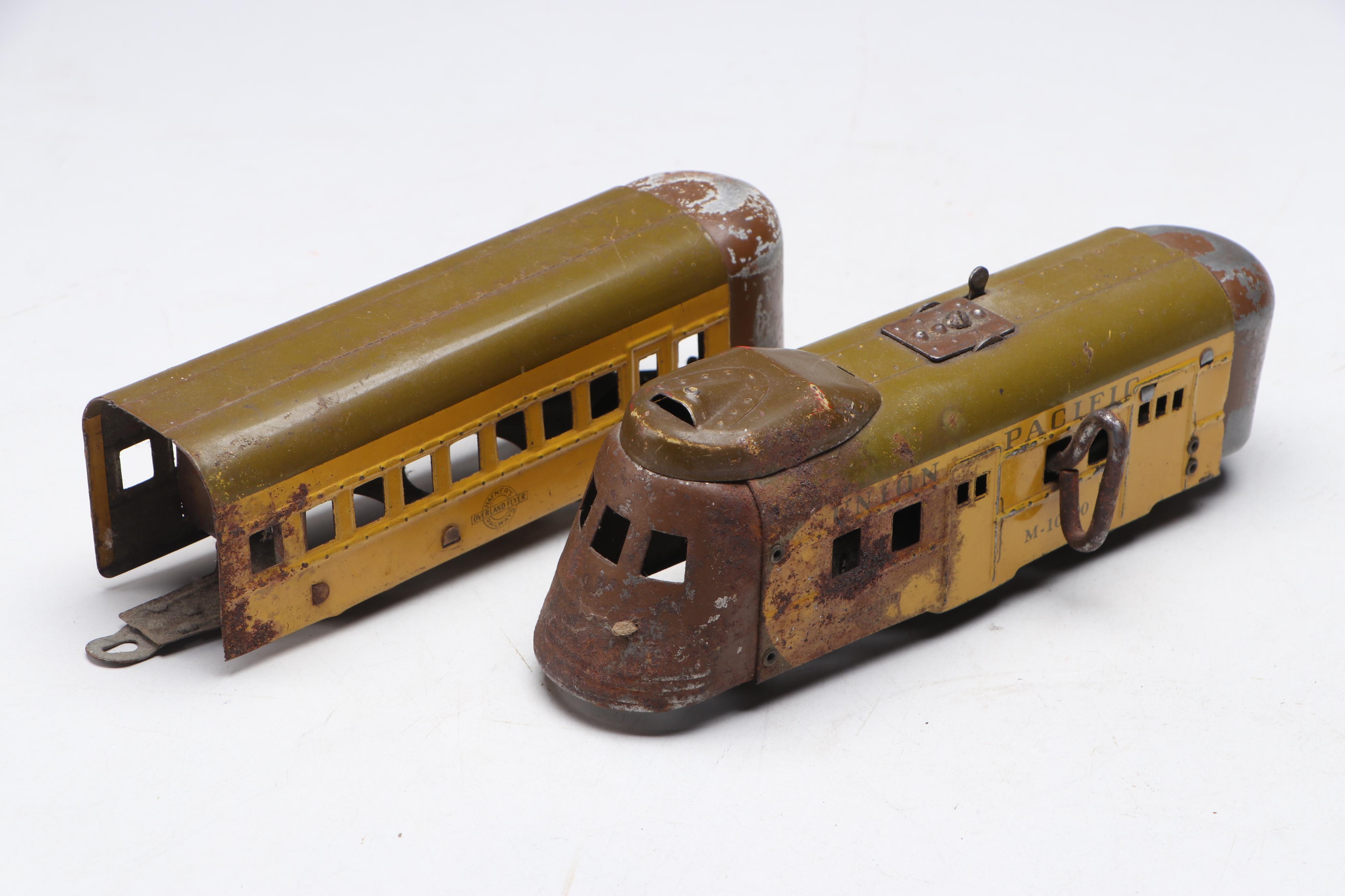 Hafner "Overland Flyer" Union Pacific Wind-Up Metal Train, Mid-20th Century