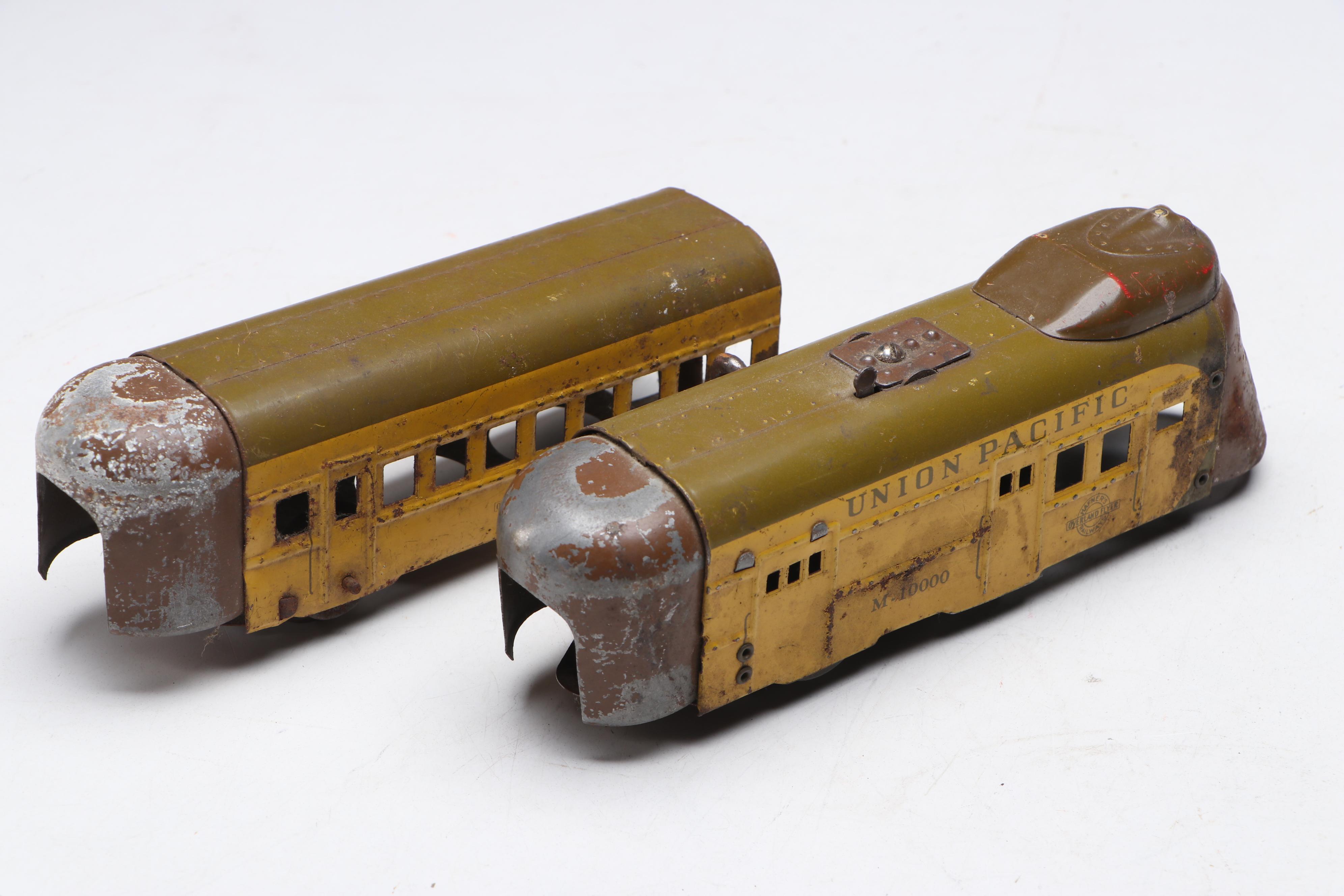 Hafner "Overland Flyer" Union Pacific Wind-Up Metal Train, Mid-20th Century