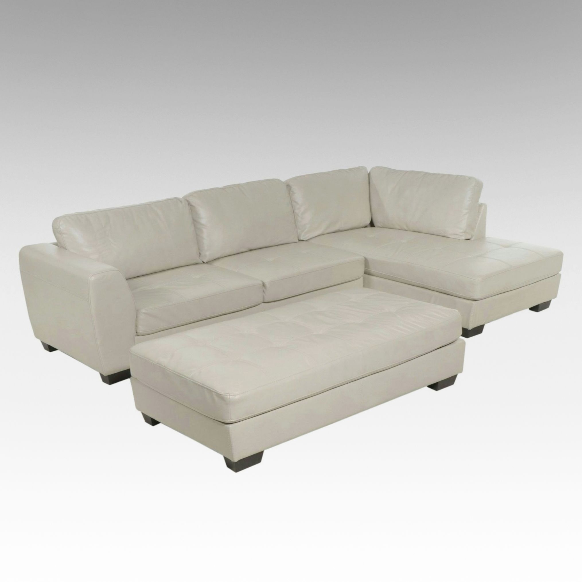 American Signature Two-Part Sectional Sofa with Ottoman, 2019