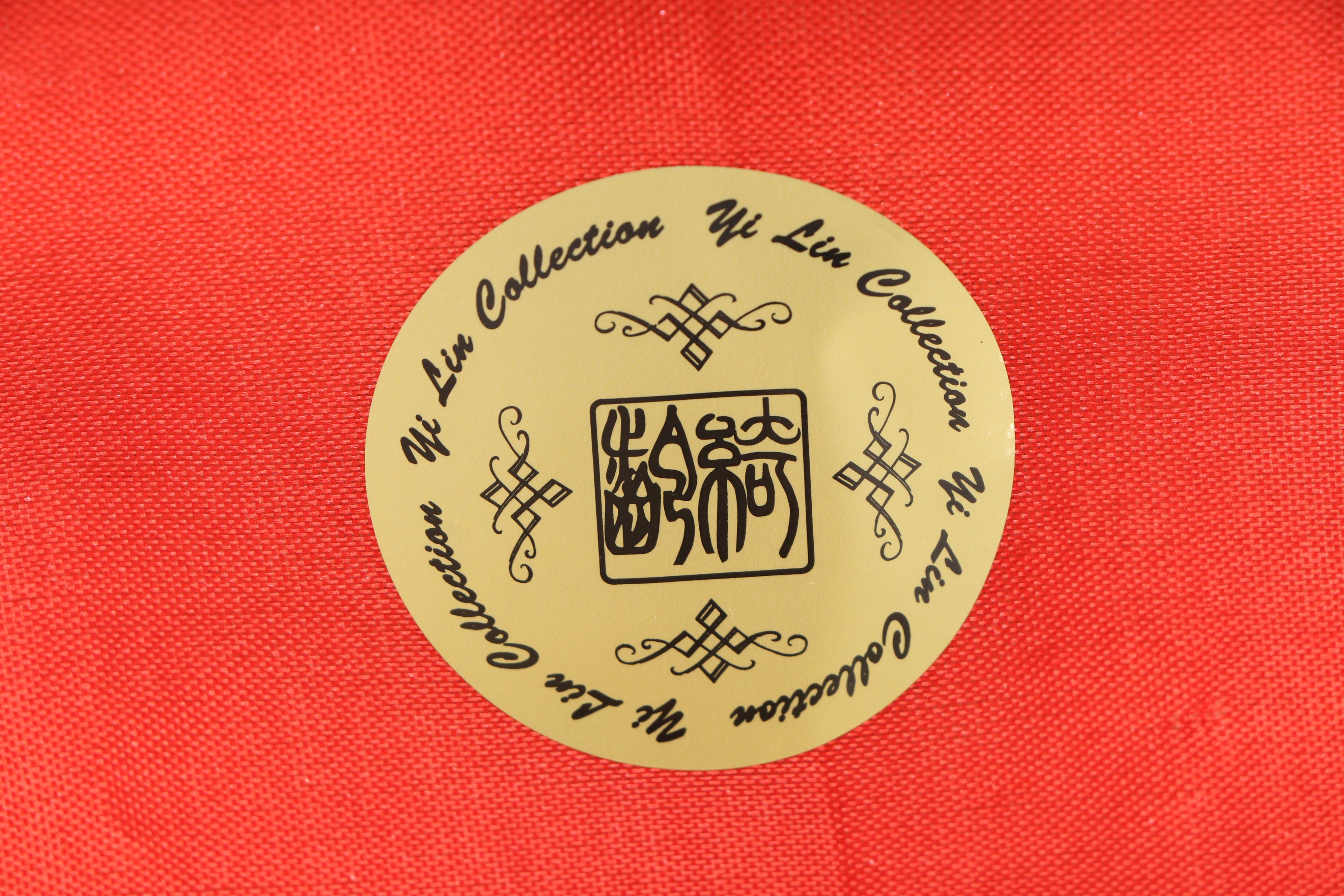 Yi Lin Collection Porcelain Eggs with Wooden Stands