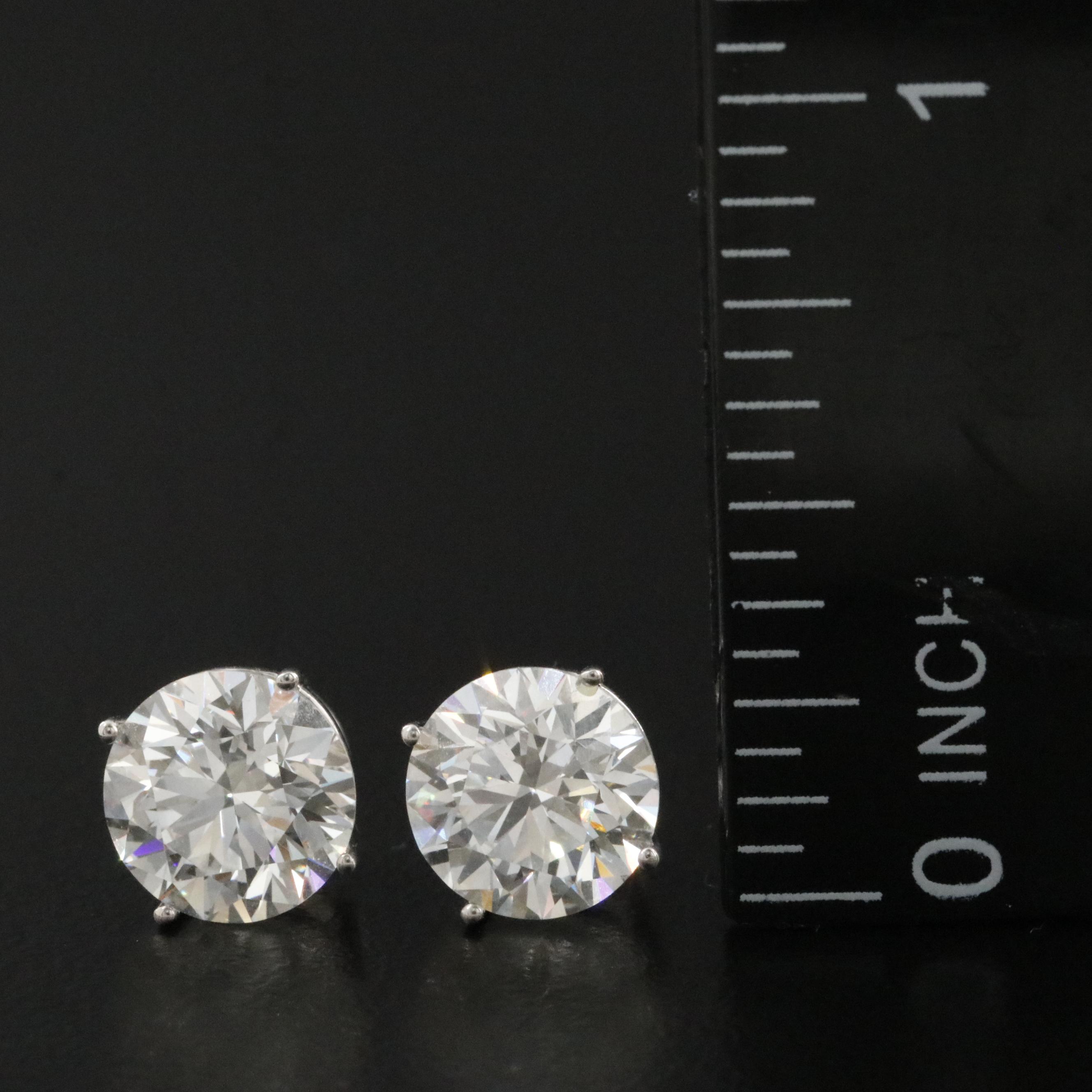 14K 4.00 CTW Lab Grown Diamond Stud Earrings