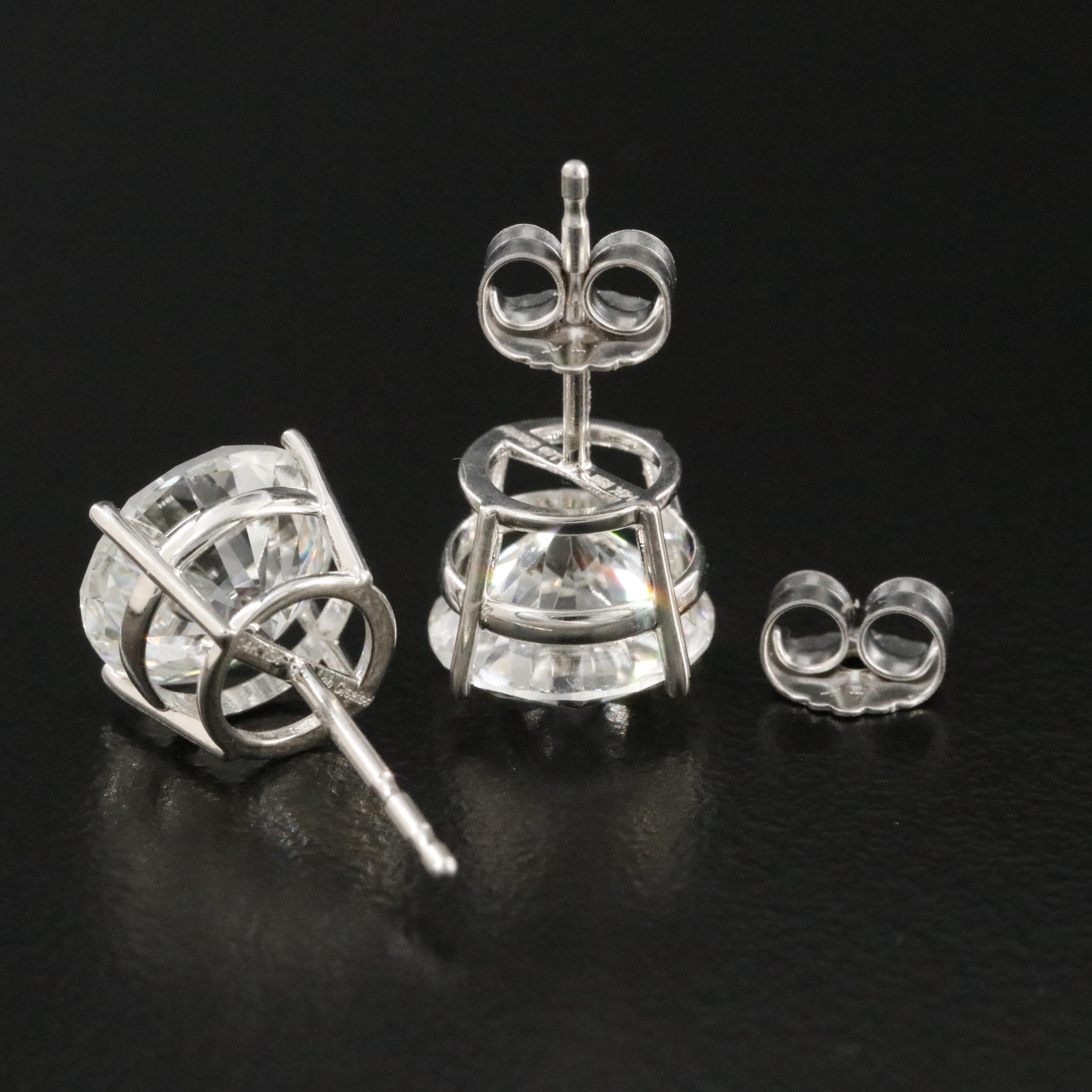 14K 4.00 CTW Lab Grown Diamond Stud Earrings